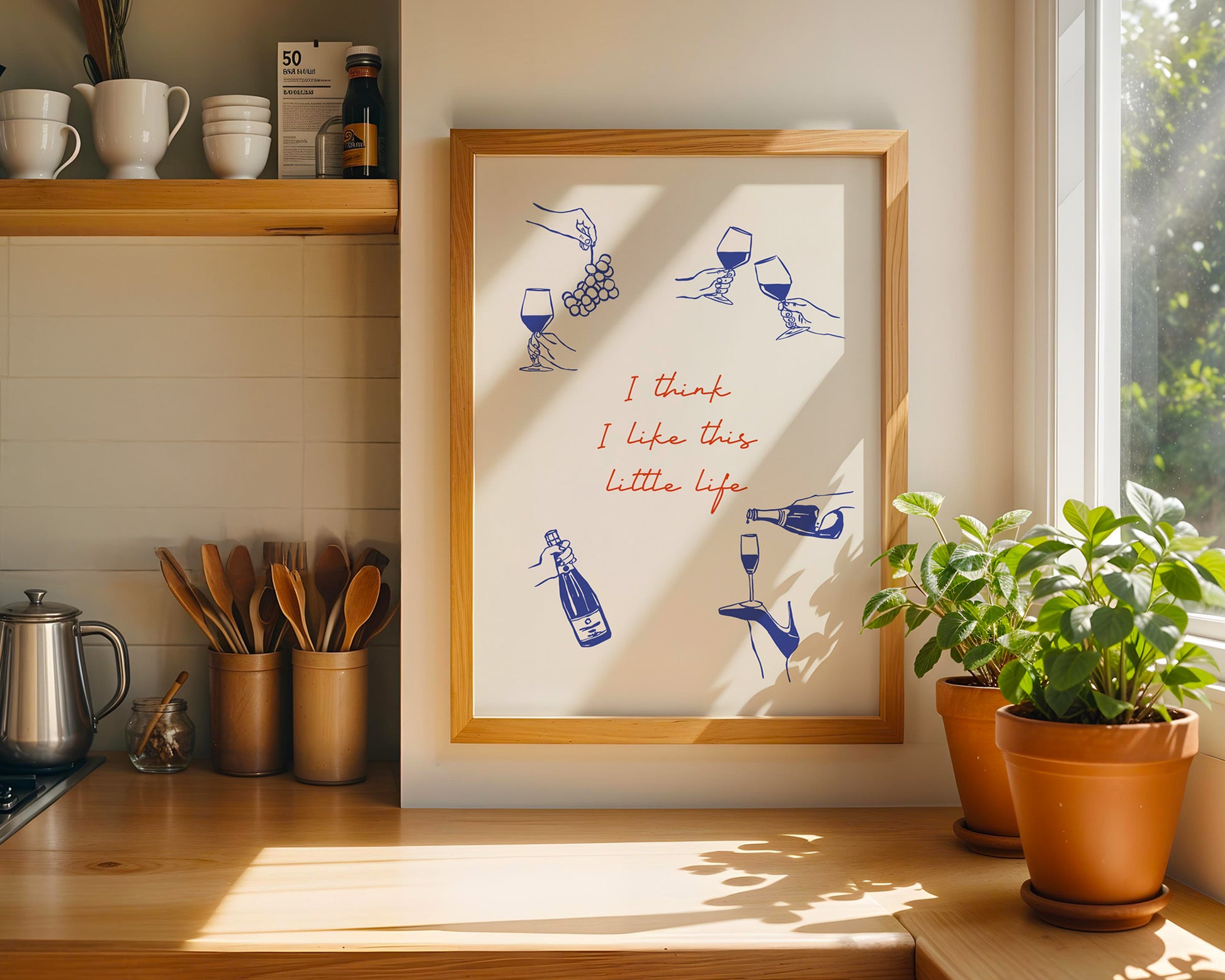 Little Life Wine Poster - GroovyGrove