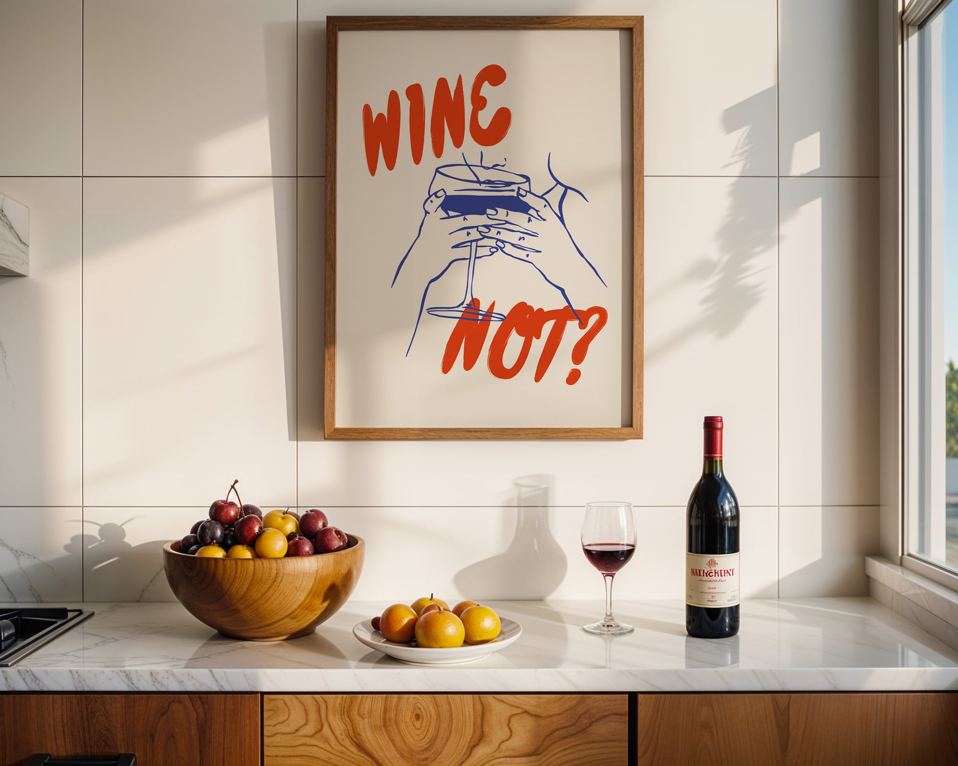 Wine Not Poster - GroovyGrove