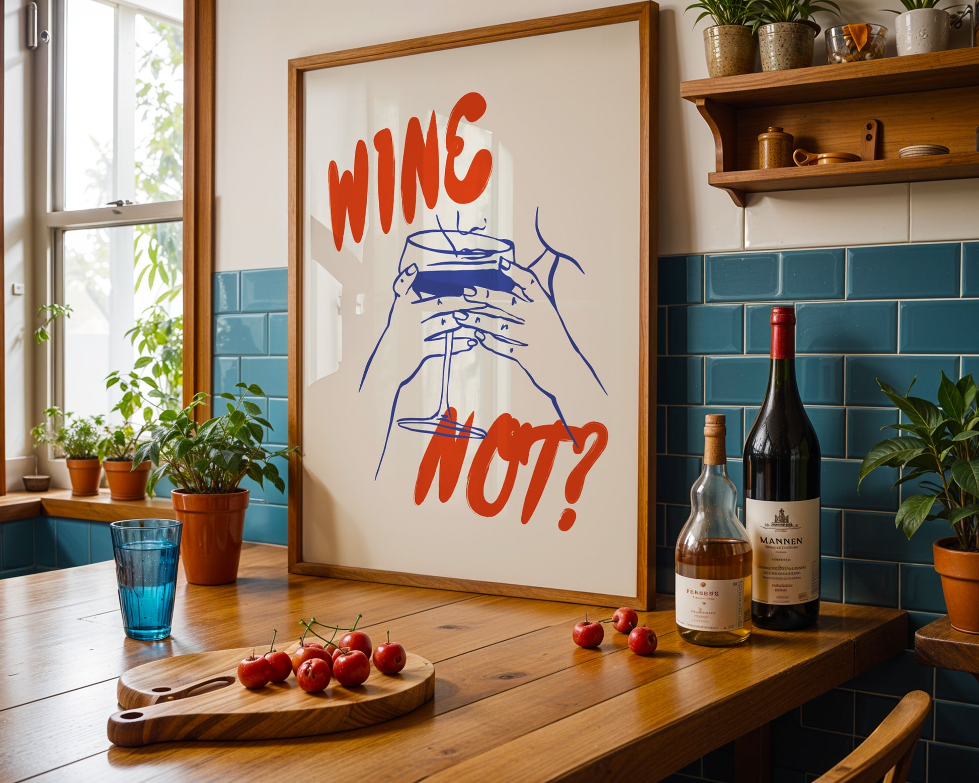 Wine Not Poster - GroovyGrove