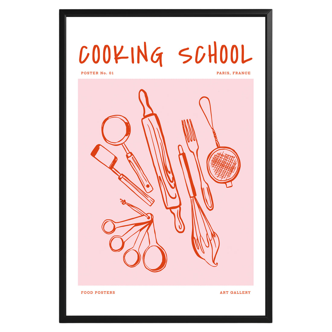 Cooking School Poster - GroovyGrove