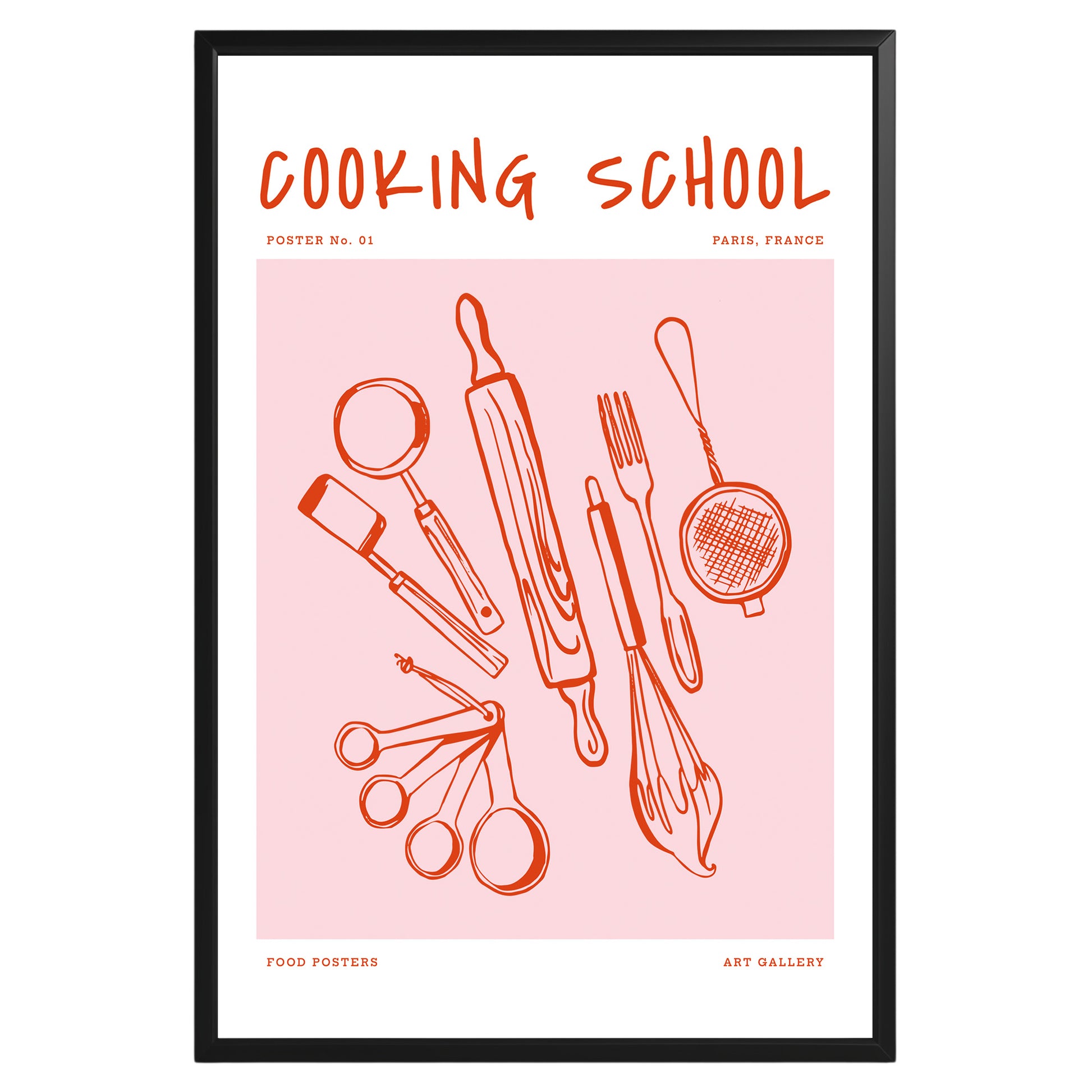 Cooking School Poster - GroovyGrove