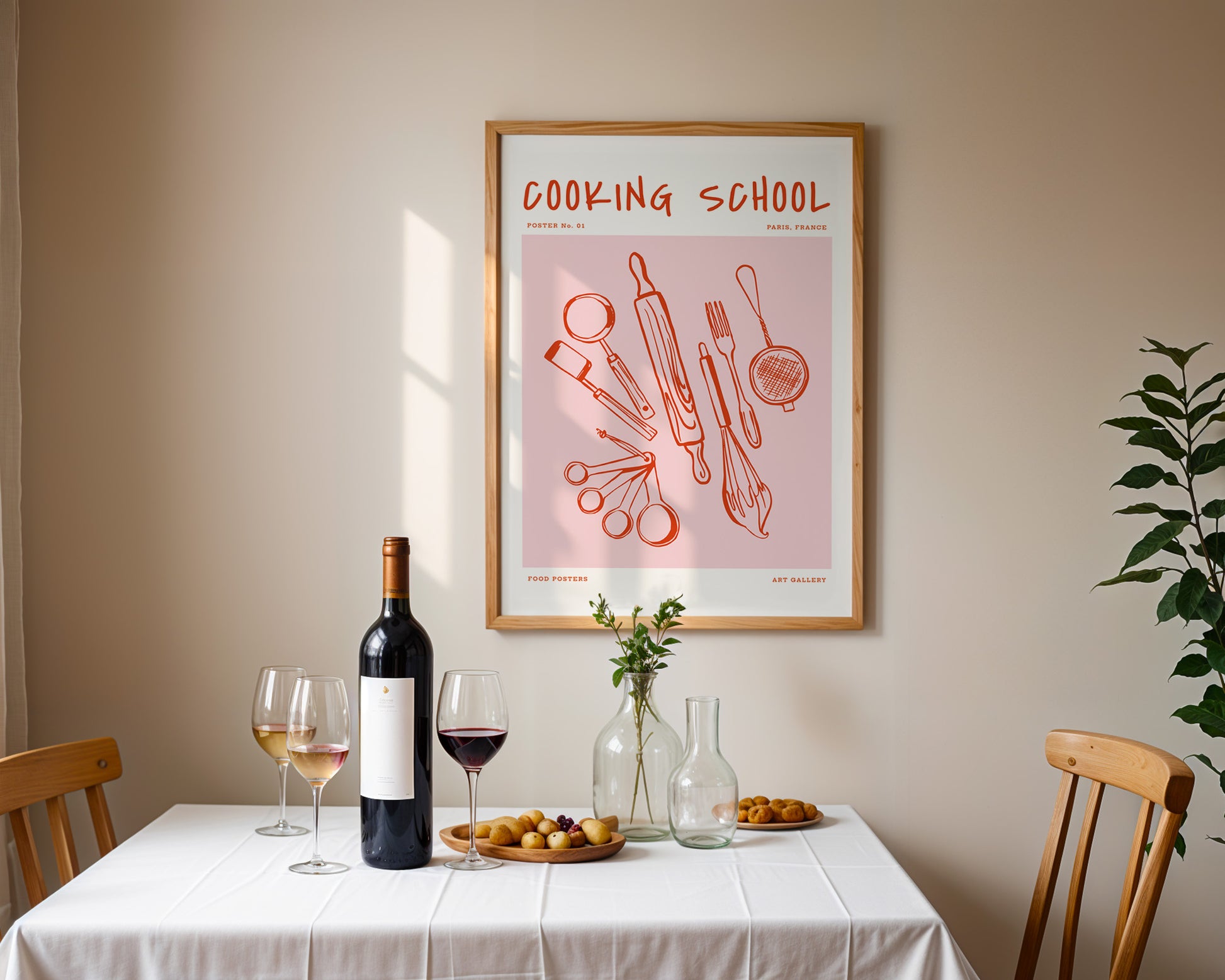 Cooking School Poster - GroovyGrove