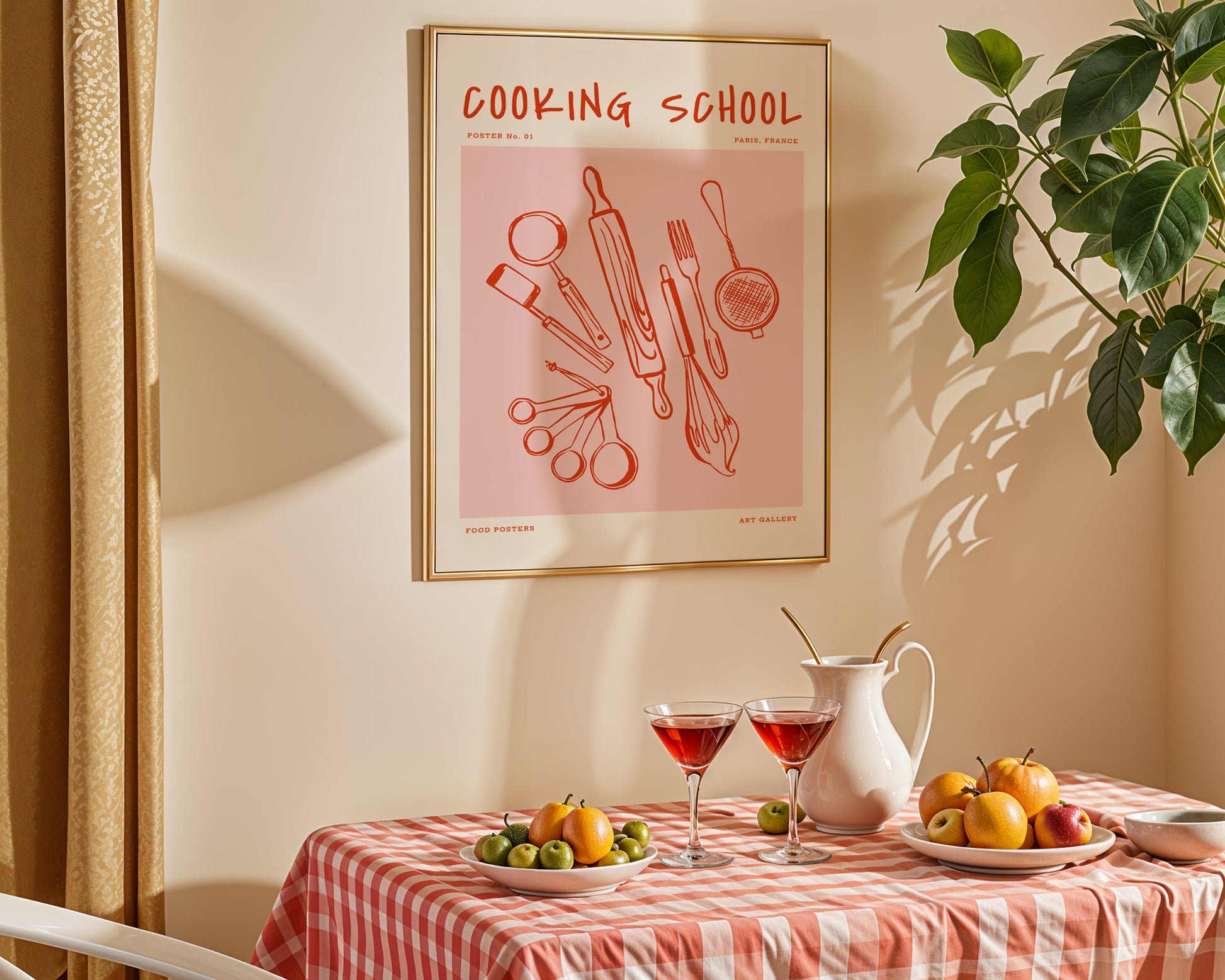 Cooking School Poster - GroovyGrove