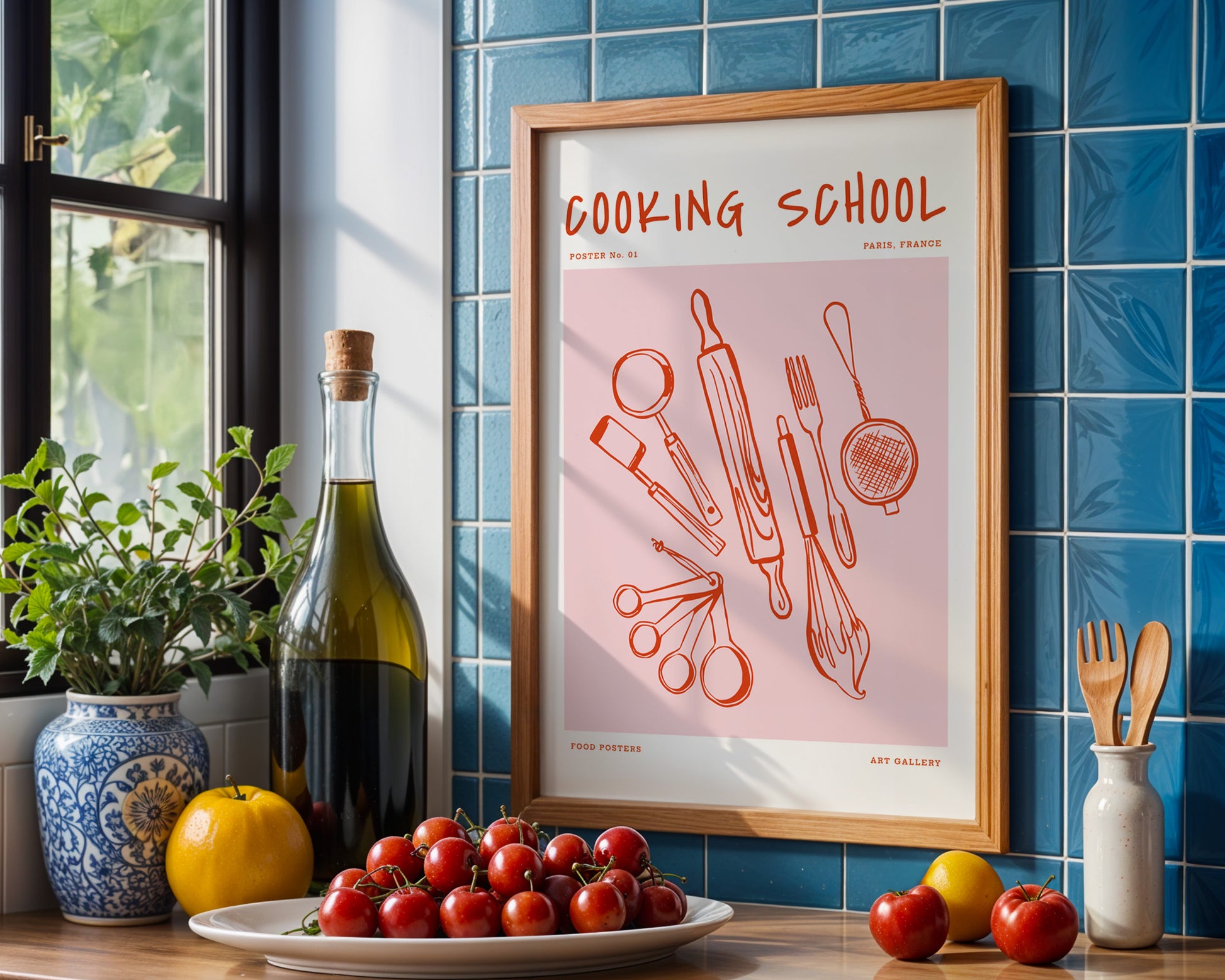 Cooking School Poster - GroovyGrove