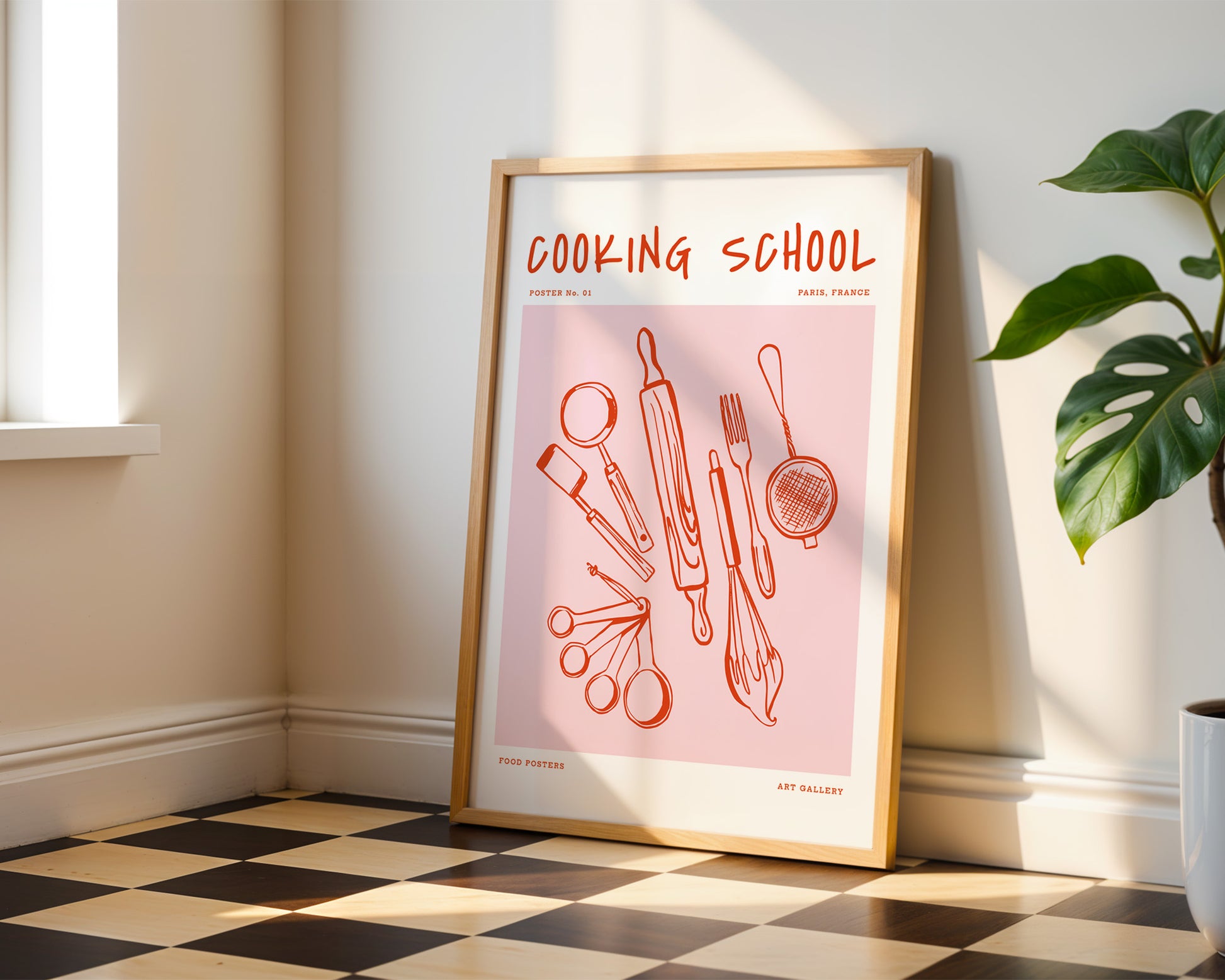 Cooking School Poster - GroovyGrove