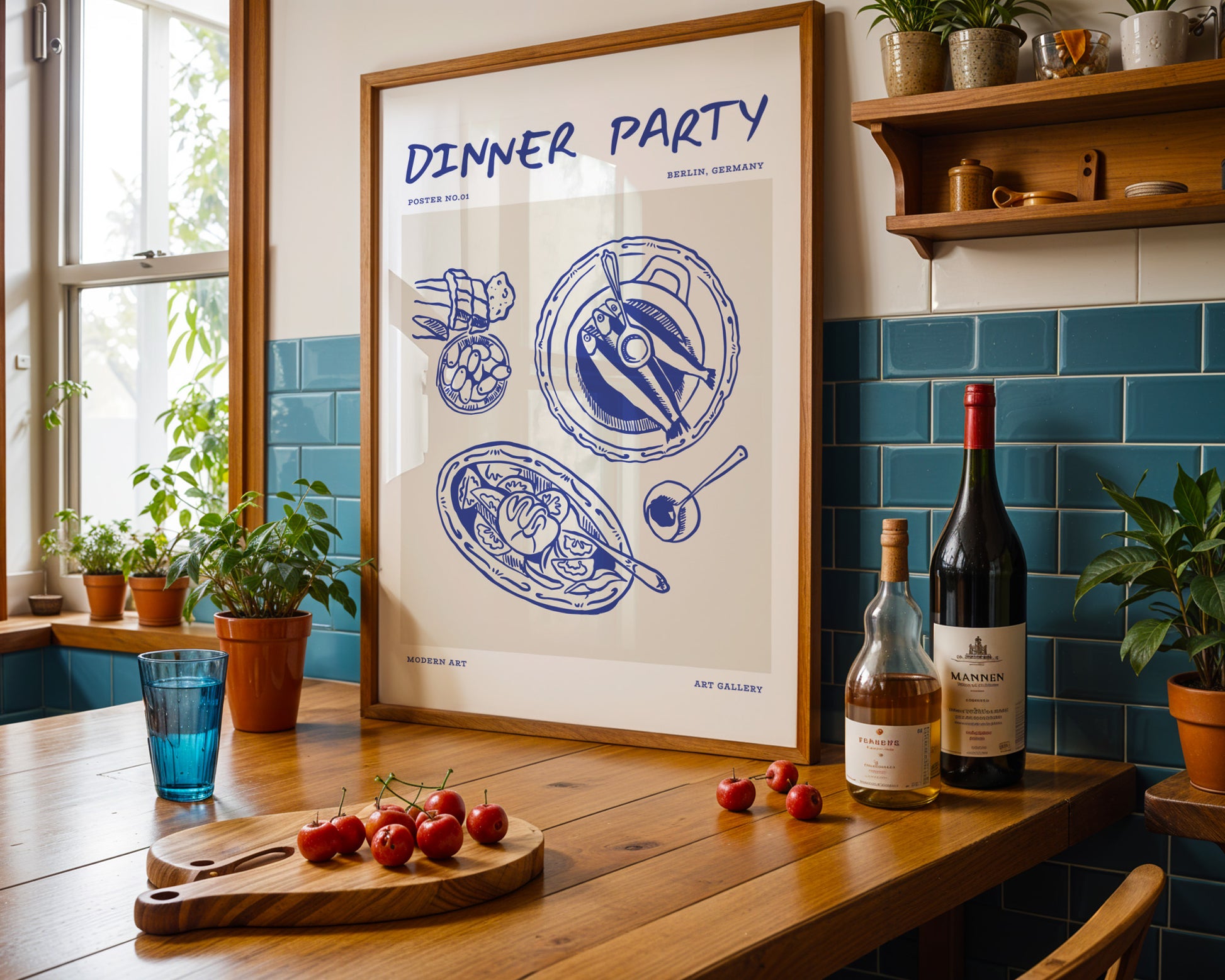 Dinner Party Poster - GroovyGrove