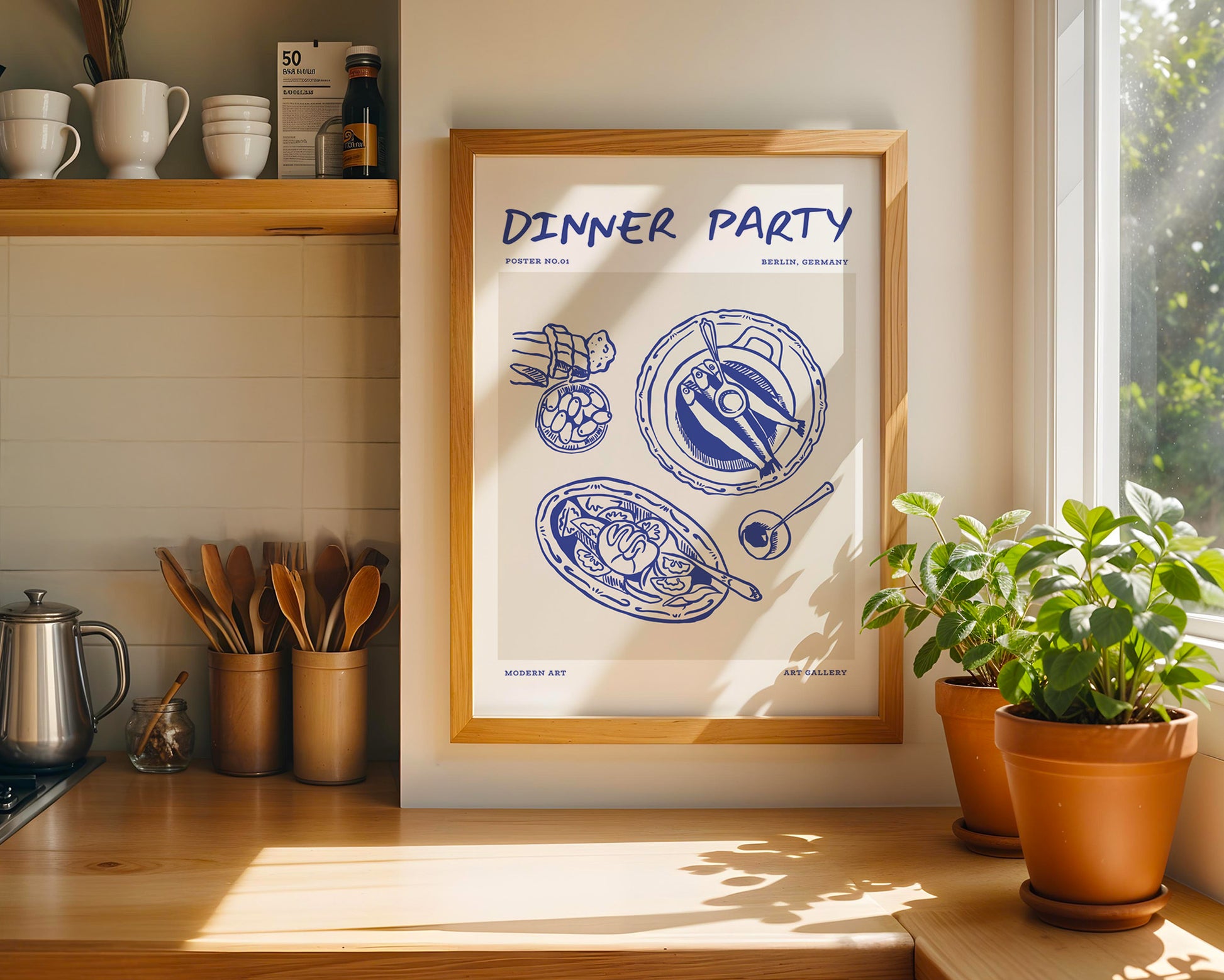 Dinner Party Poster - GroovyGrove