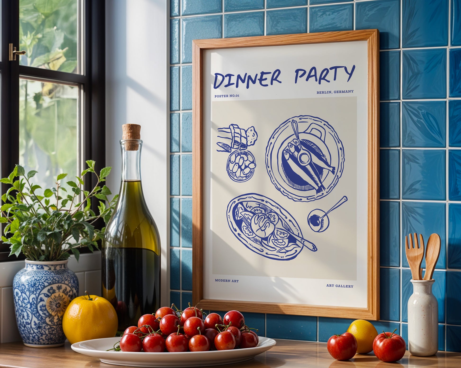 Dinner Party Poster - GroovyGrove