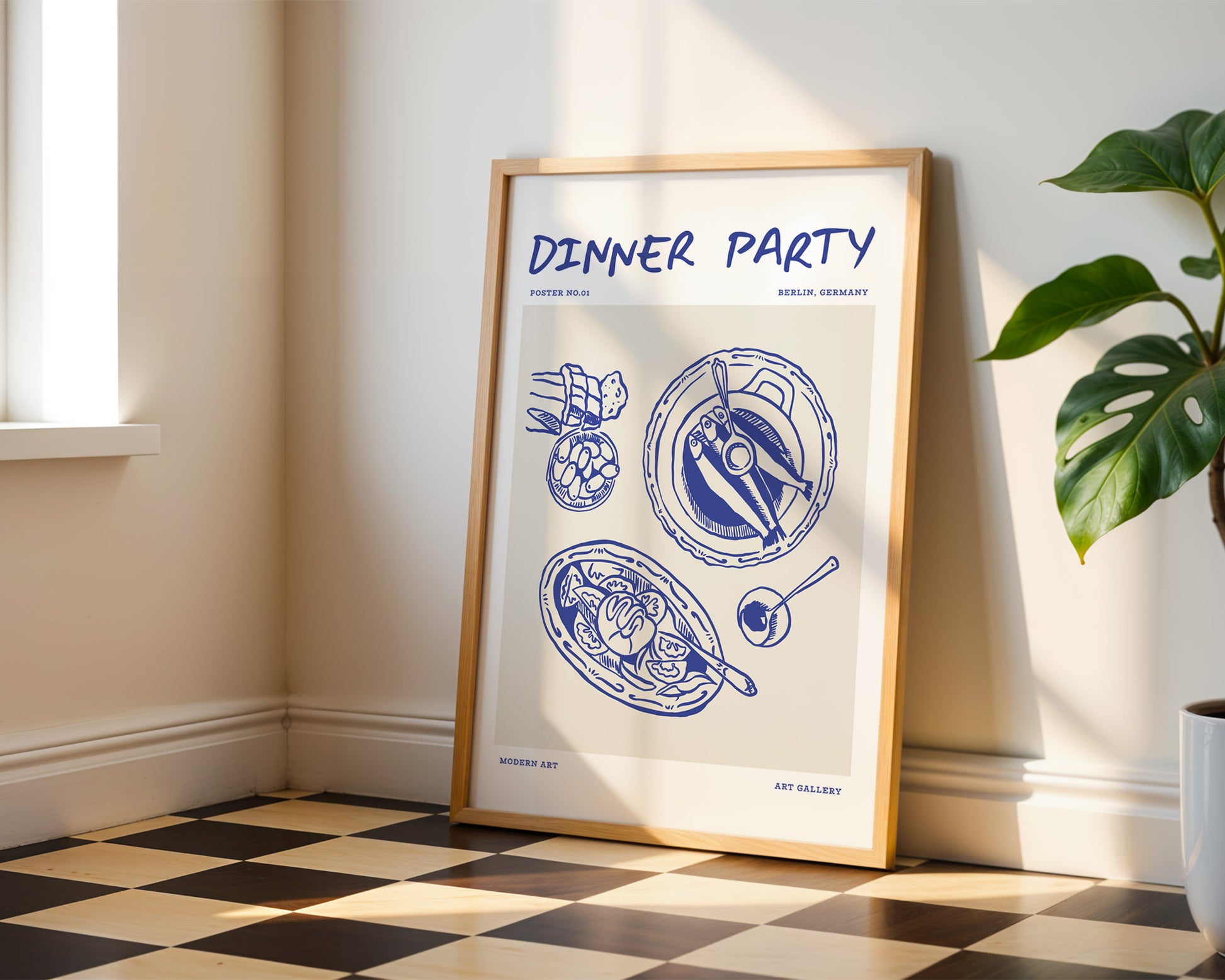 Dinner Party Poster - GroovyGrove