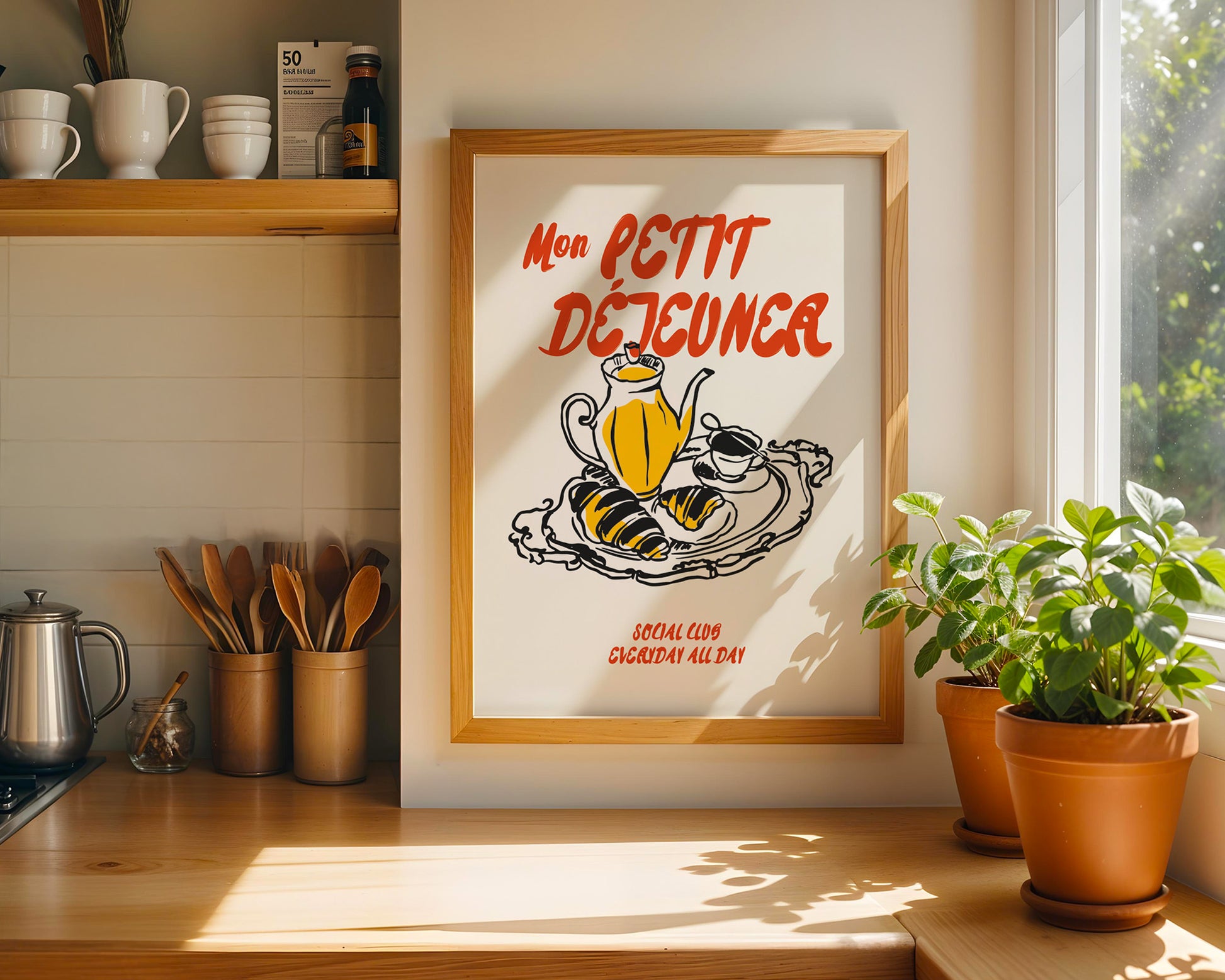 French Breakfast Poster - GroovyGrove