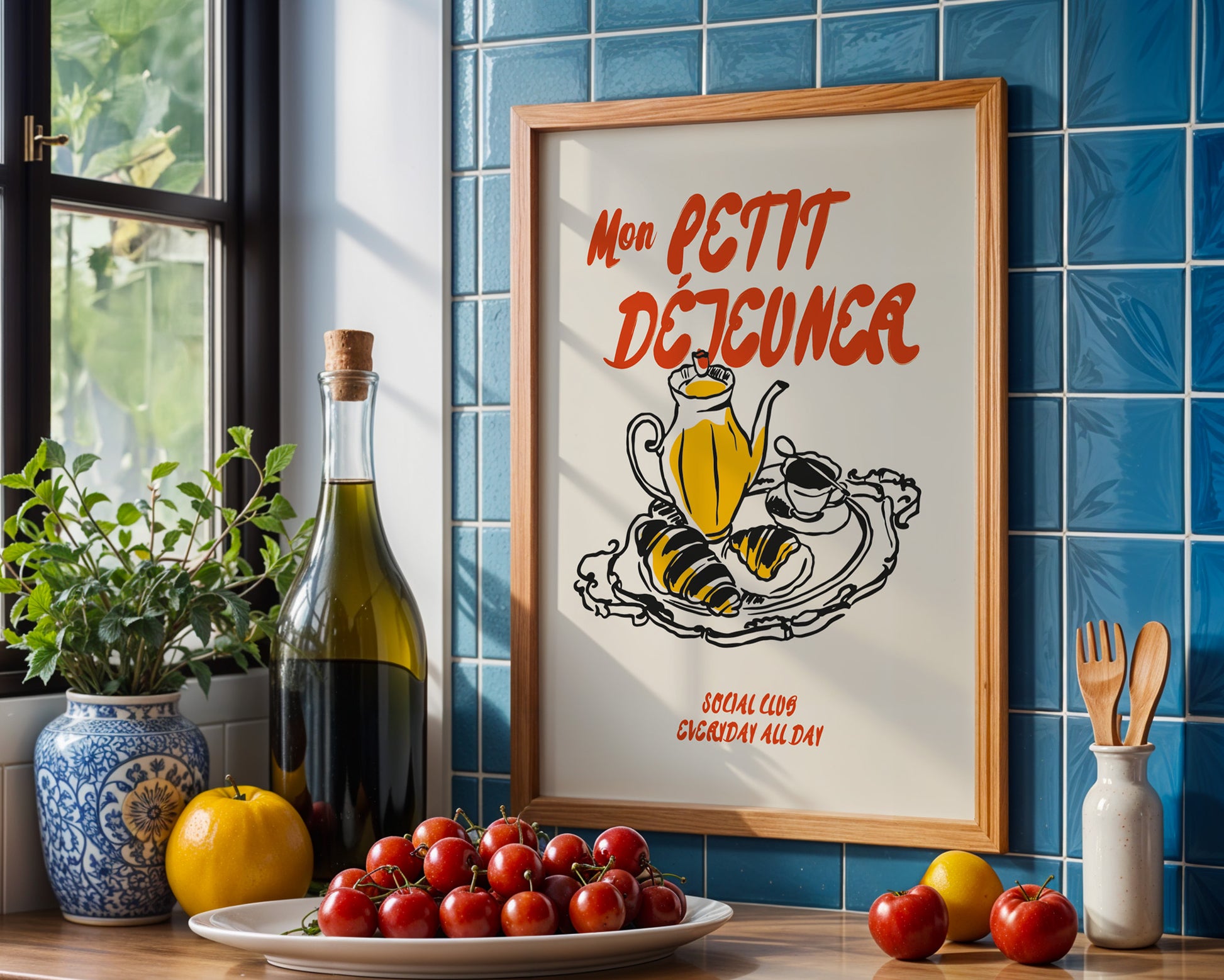 French Breakfast Poster - GroovyGrove