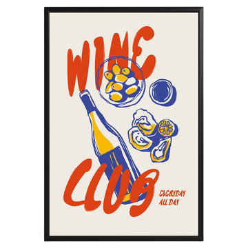 Wine Club Poster - GroovyGrove