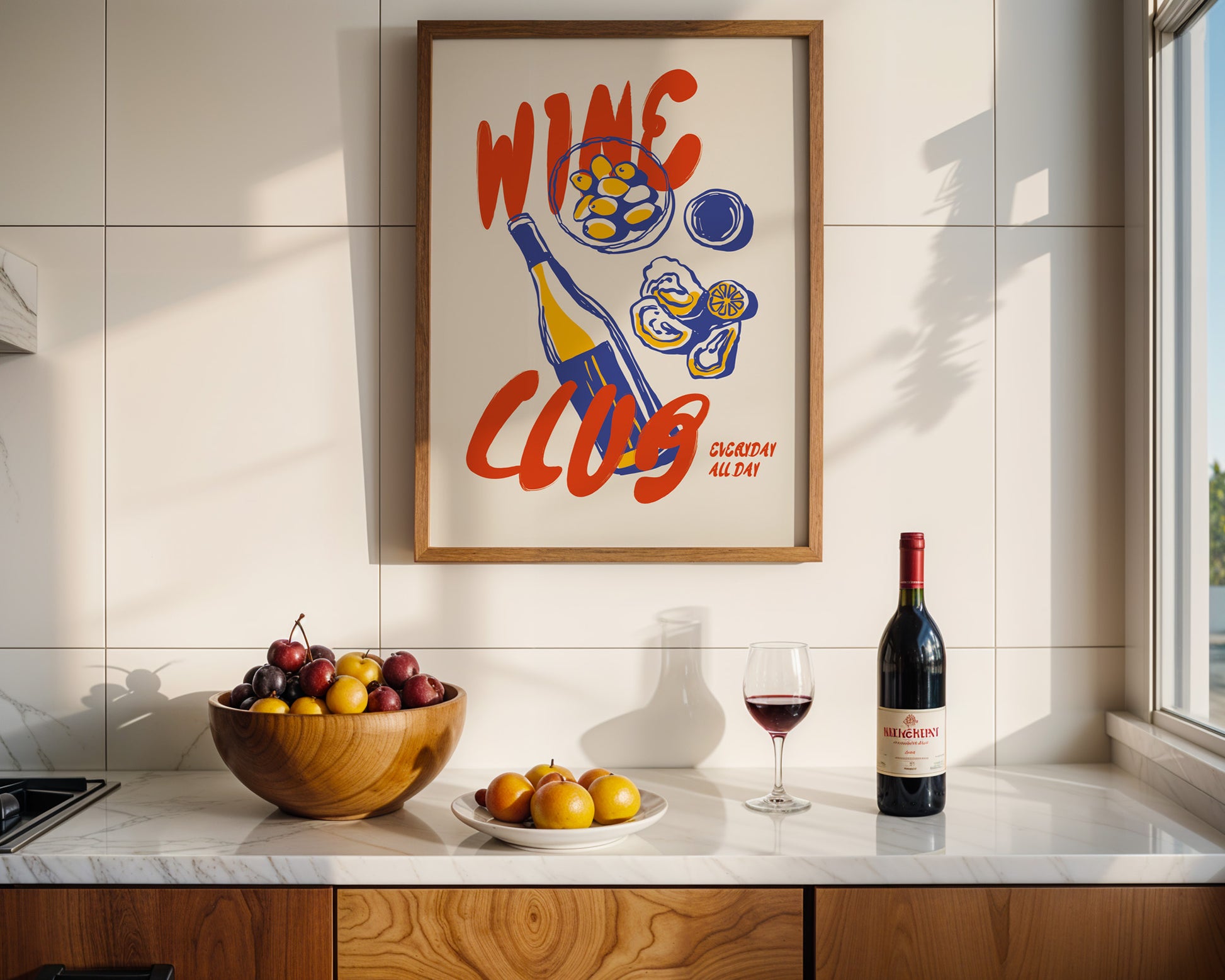 Wine Club Poster - GroovyGrove