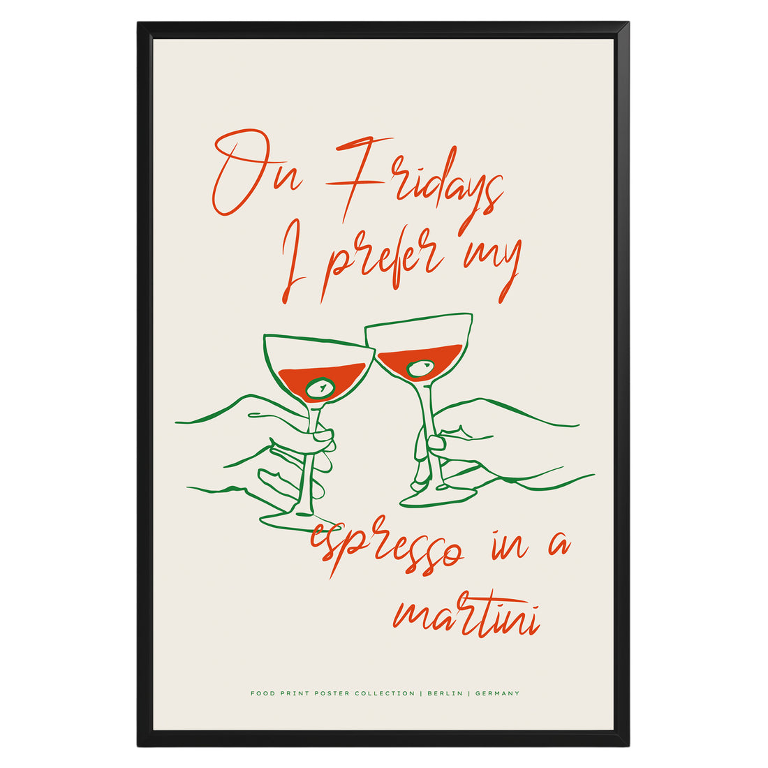 Espresso Martini Cocktail Poster - GroovyGrove