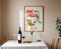 Wine and Cheese Poster - GroovyGrove