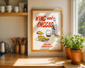 Wine and Cheese Poster - GroovyGrove