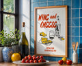 Wine and Cheese Poster - GroovyGrove