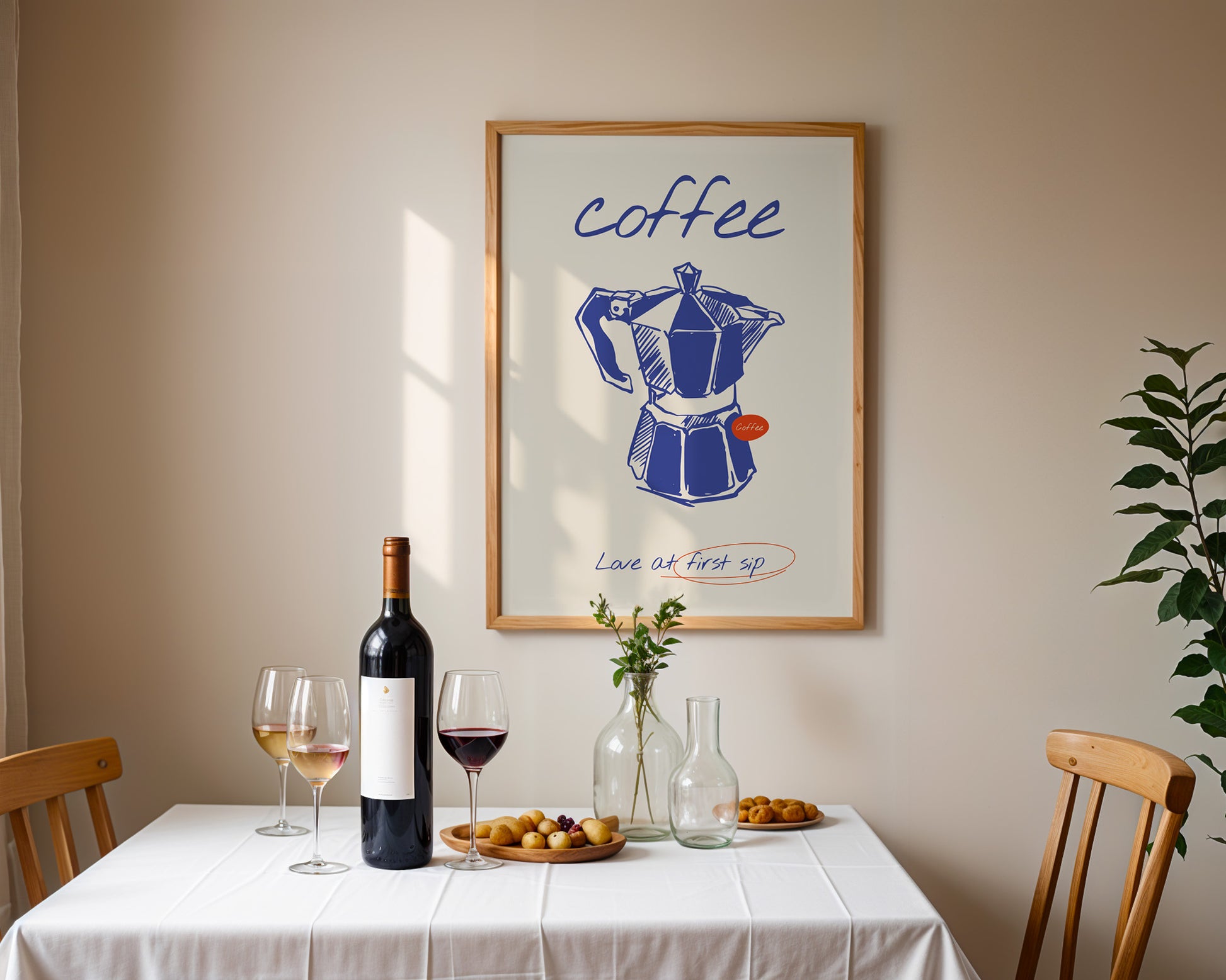 Coffee Love At First Sip Poster - GroovyGrove