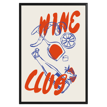 Wine Club Poster - GroovyGrove