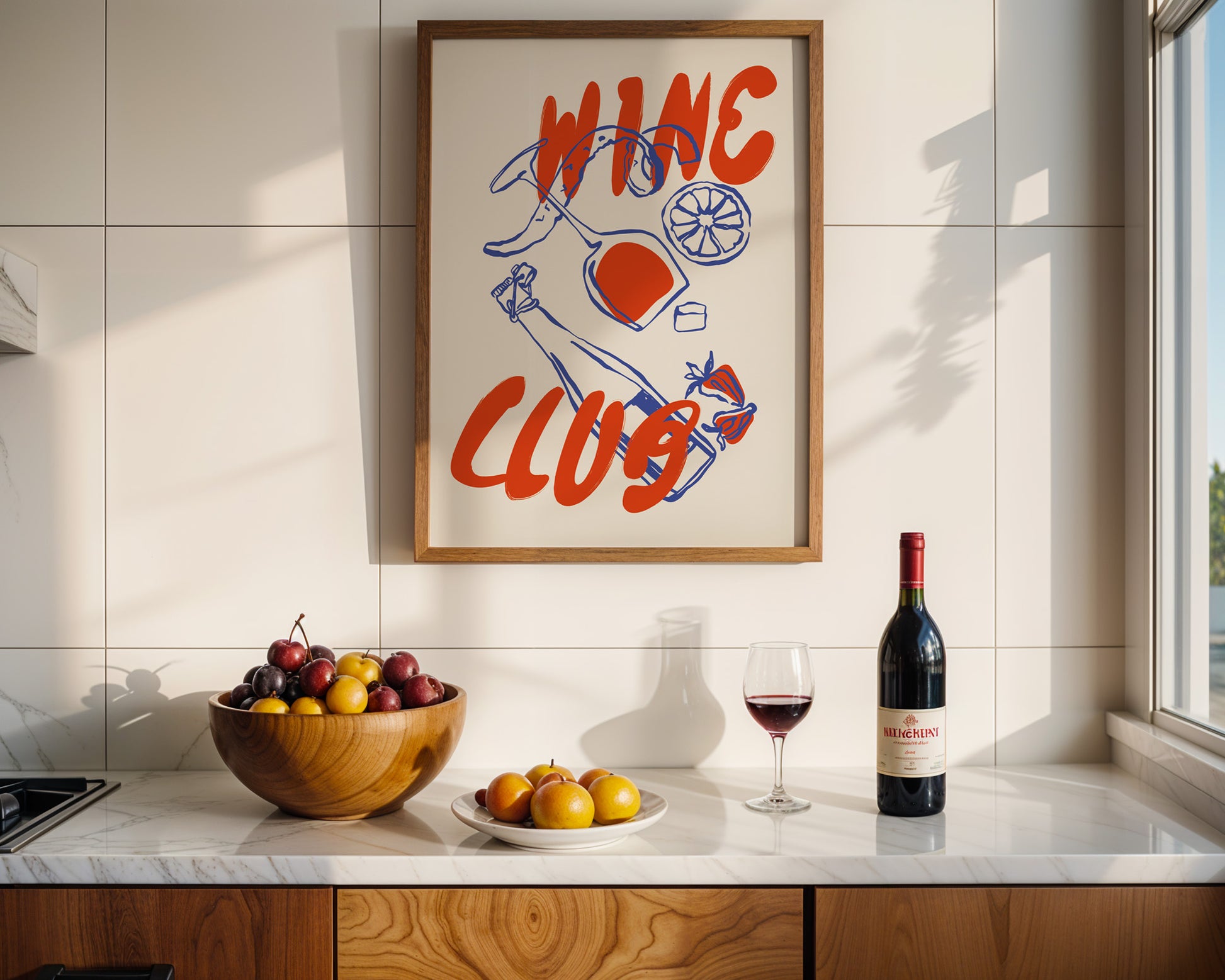 Wine Club Poster - GroovyGrove