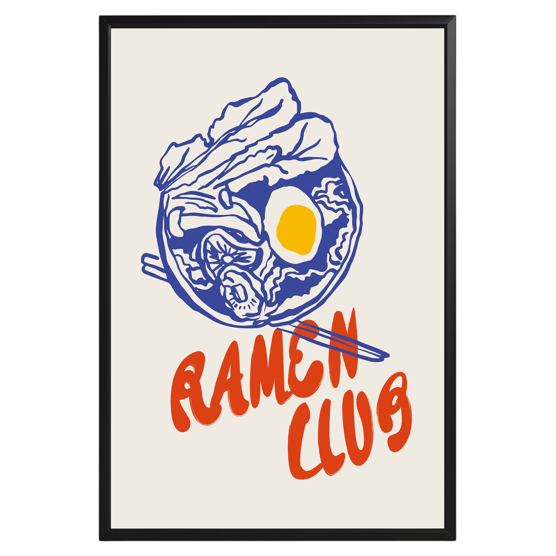 Ramen Club Poster - GroovyGrove