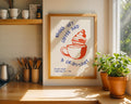 Coffee and Croissant Poster - GroovyGrove