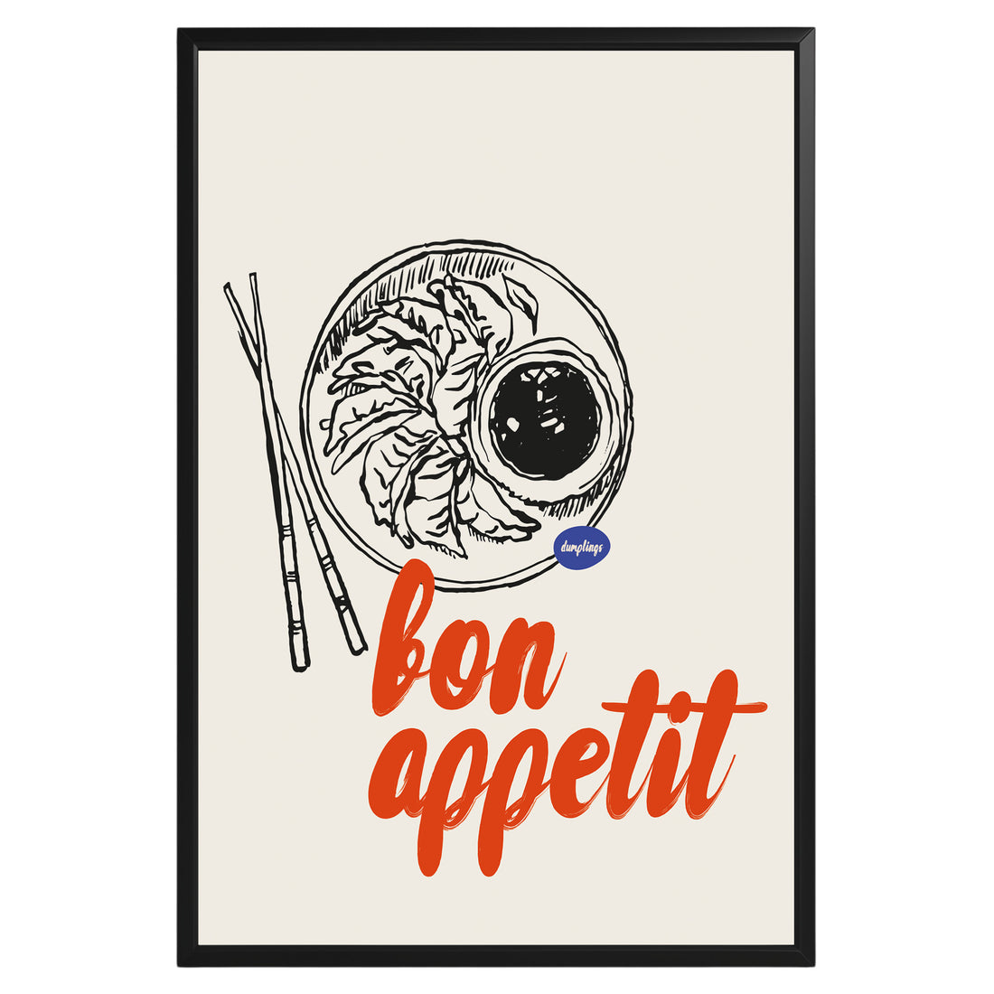 Bon Appétit Dumplings Poster - GroovyGrove