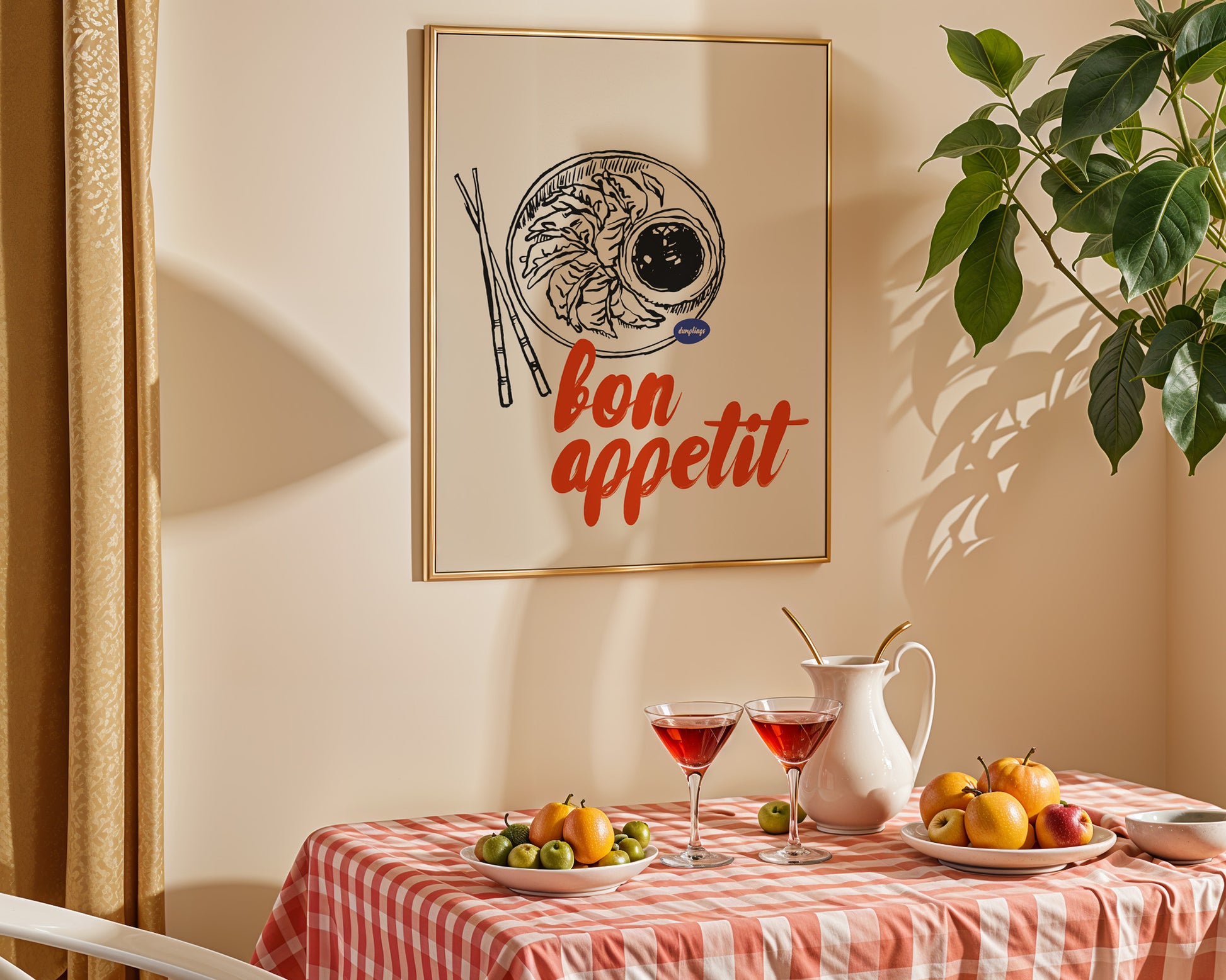 Bon Appétit Dumplings Poster - GroovyGrove