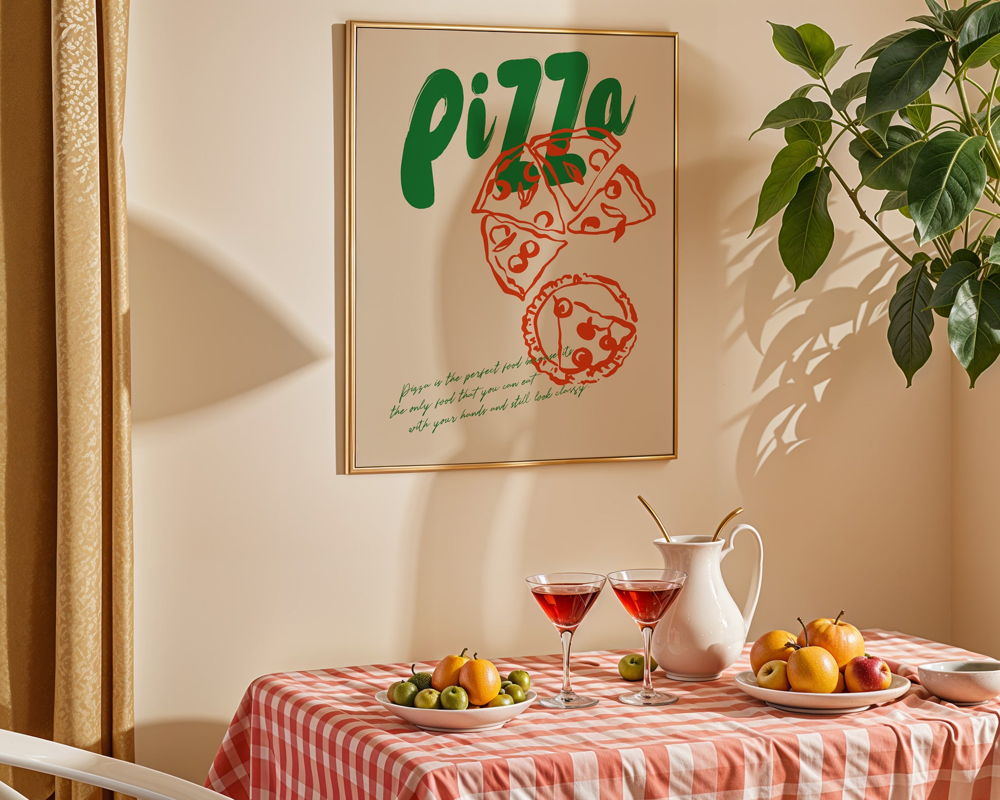 Pizza Poster - GroovyGrove