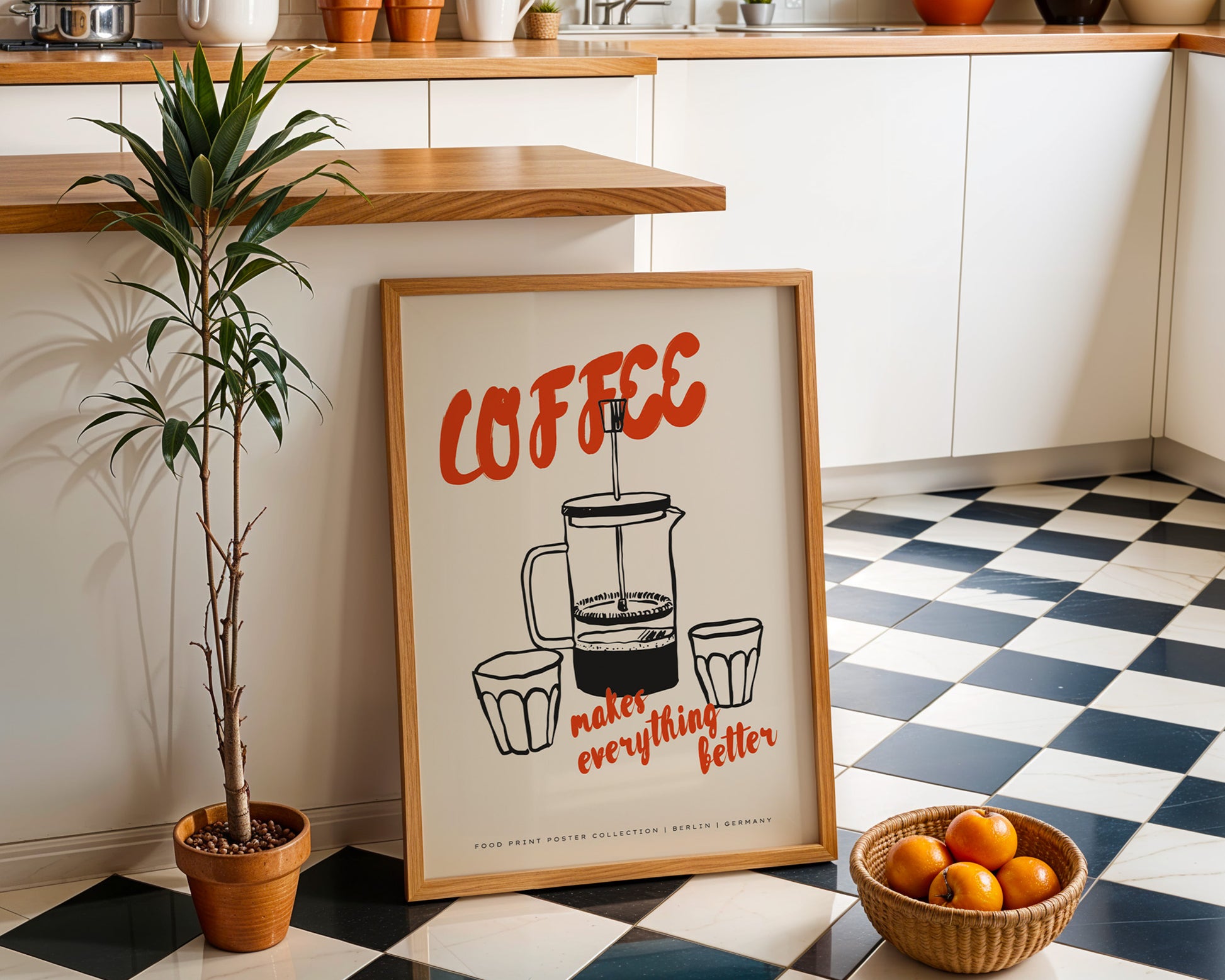 Coffee Makes Everything Better Poster - GroovyGrove