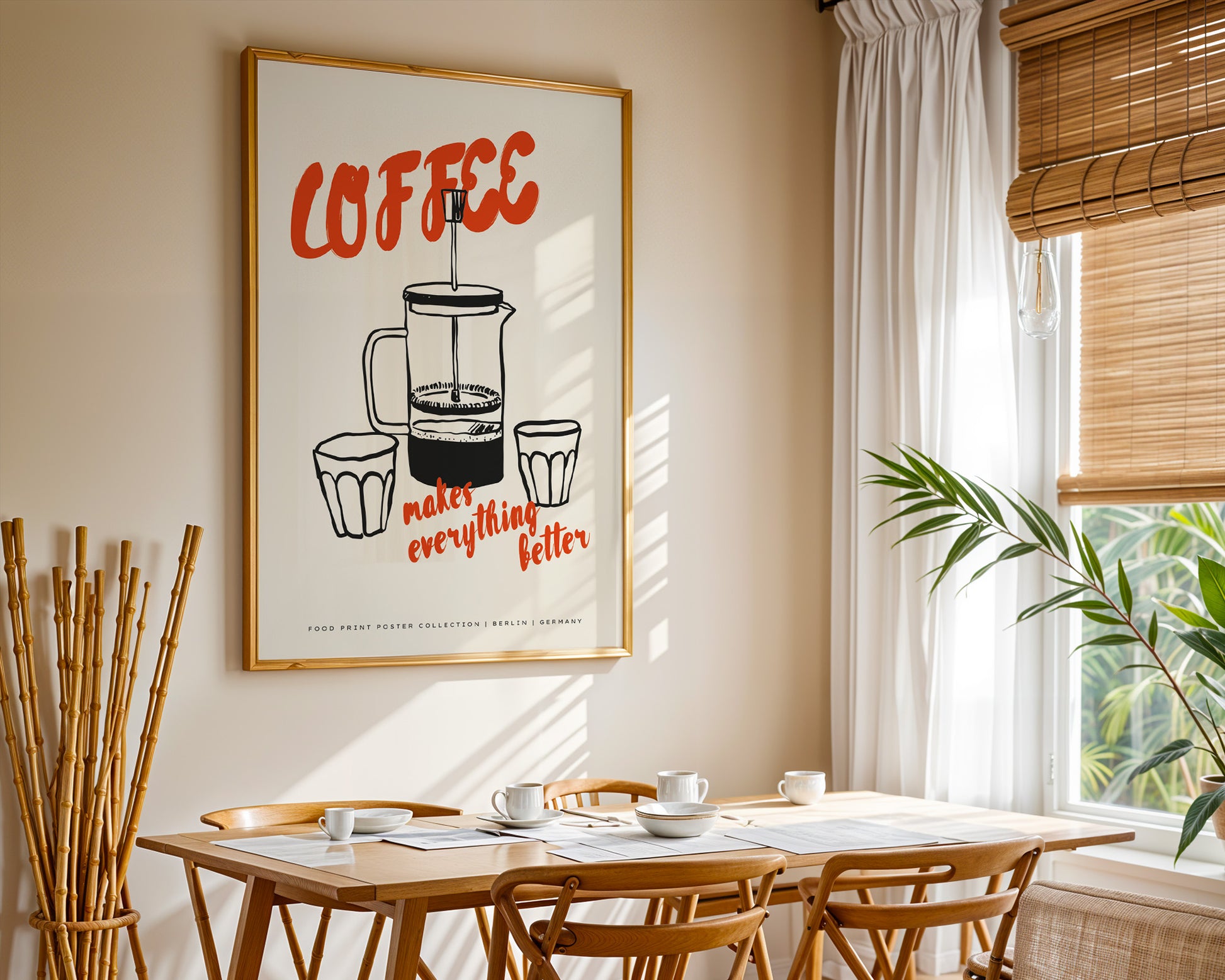 Coffee Makes Everything Better Poster - GroovyGrove