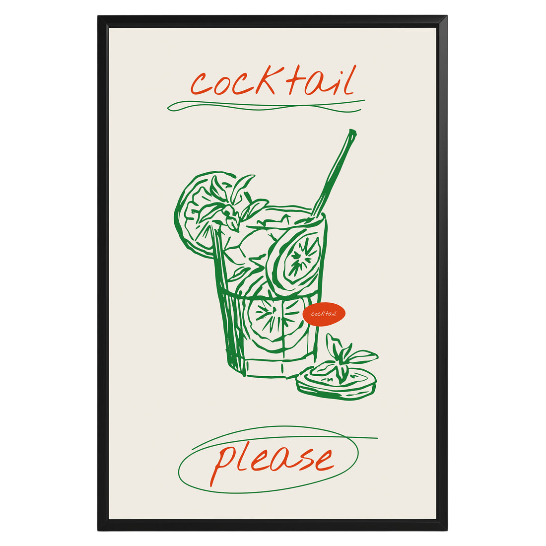 Cocktail Please Poster - GroovyGrove