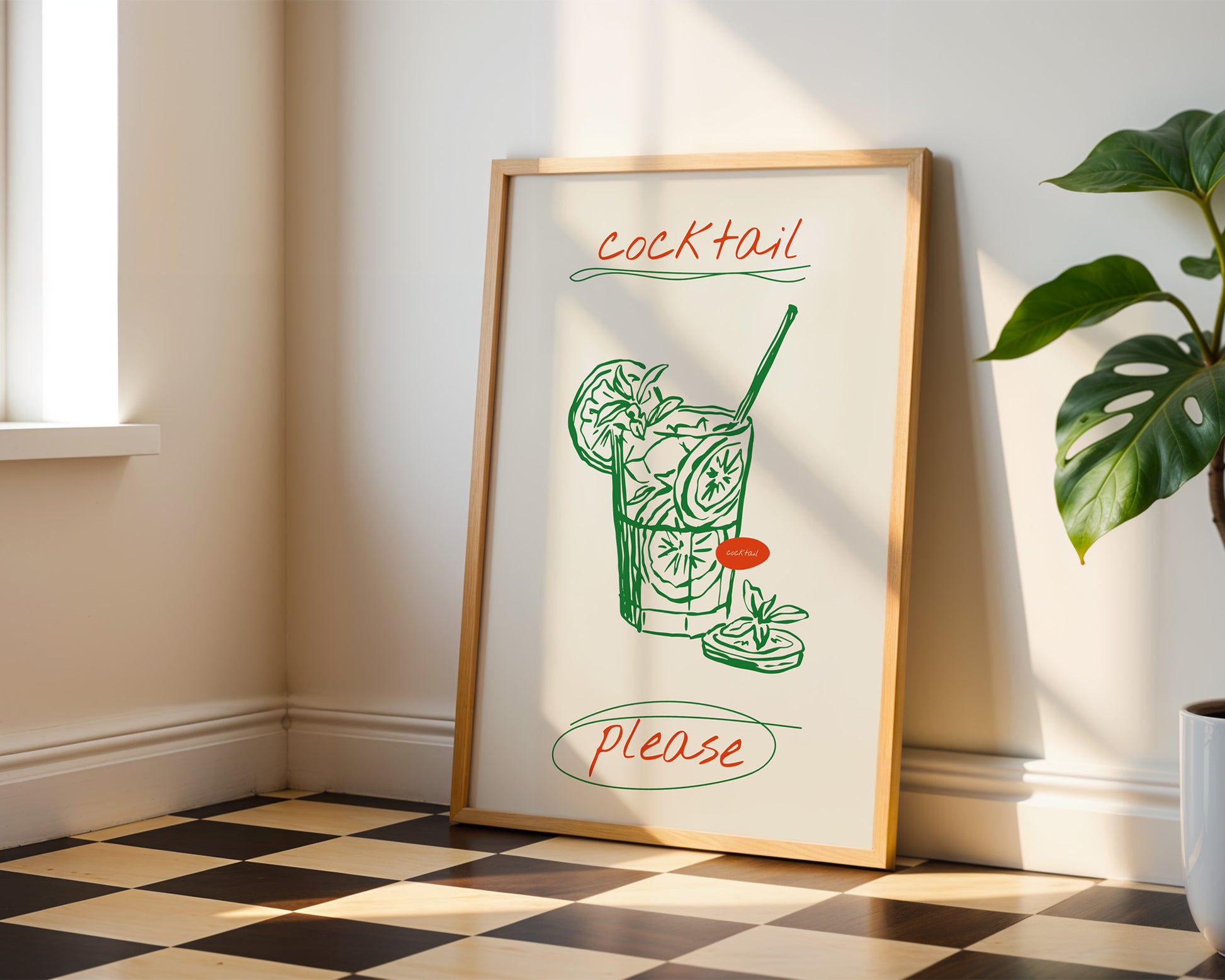 Cocktail Please Poster - GroovyGrove