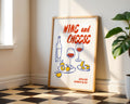 Wine and Cheese Poster - GroovyGrove