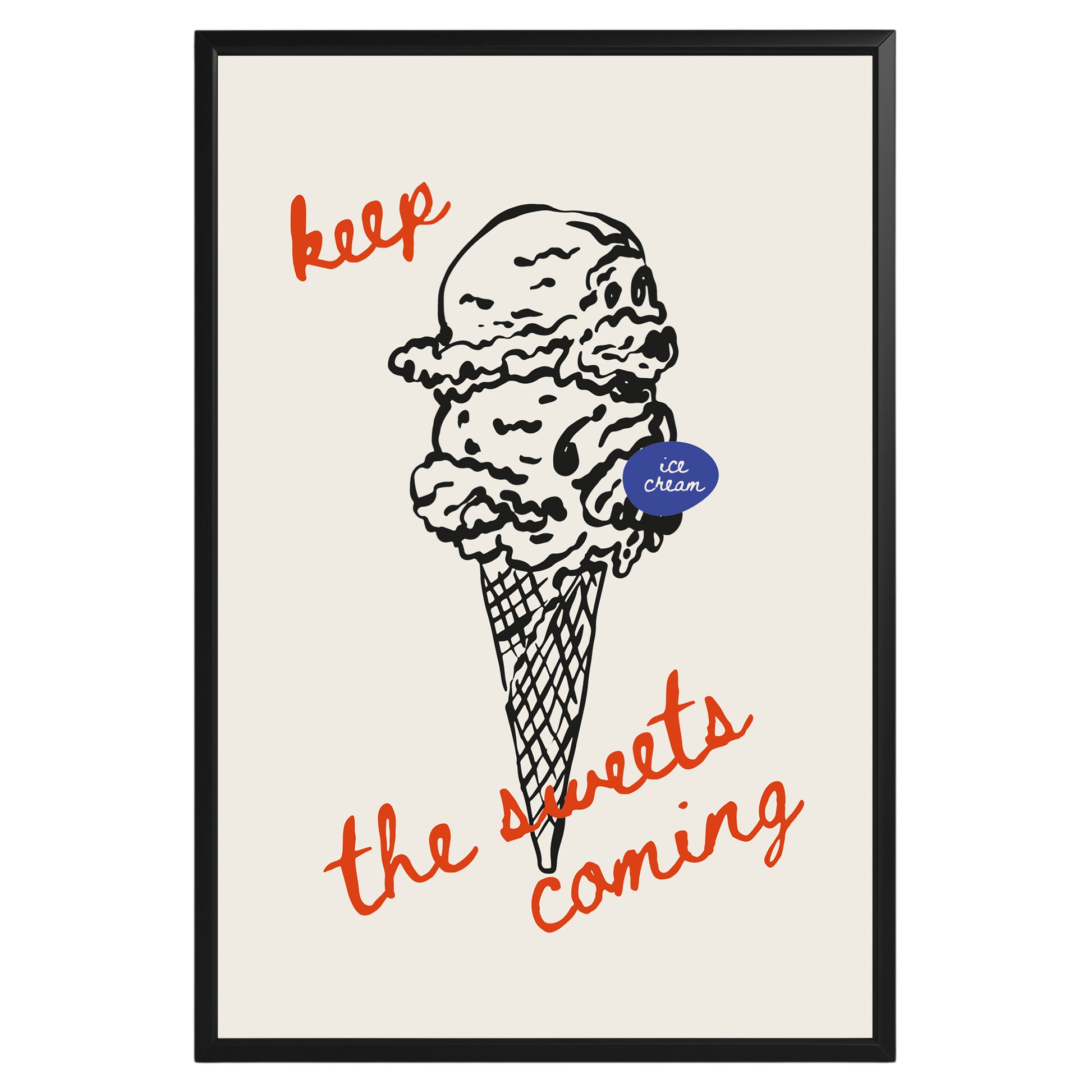 Ice Cream Poster - GroovyGrove