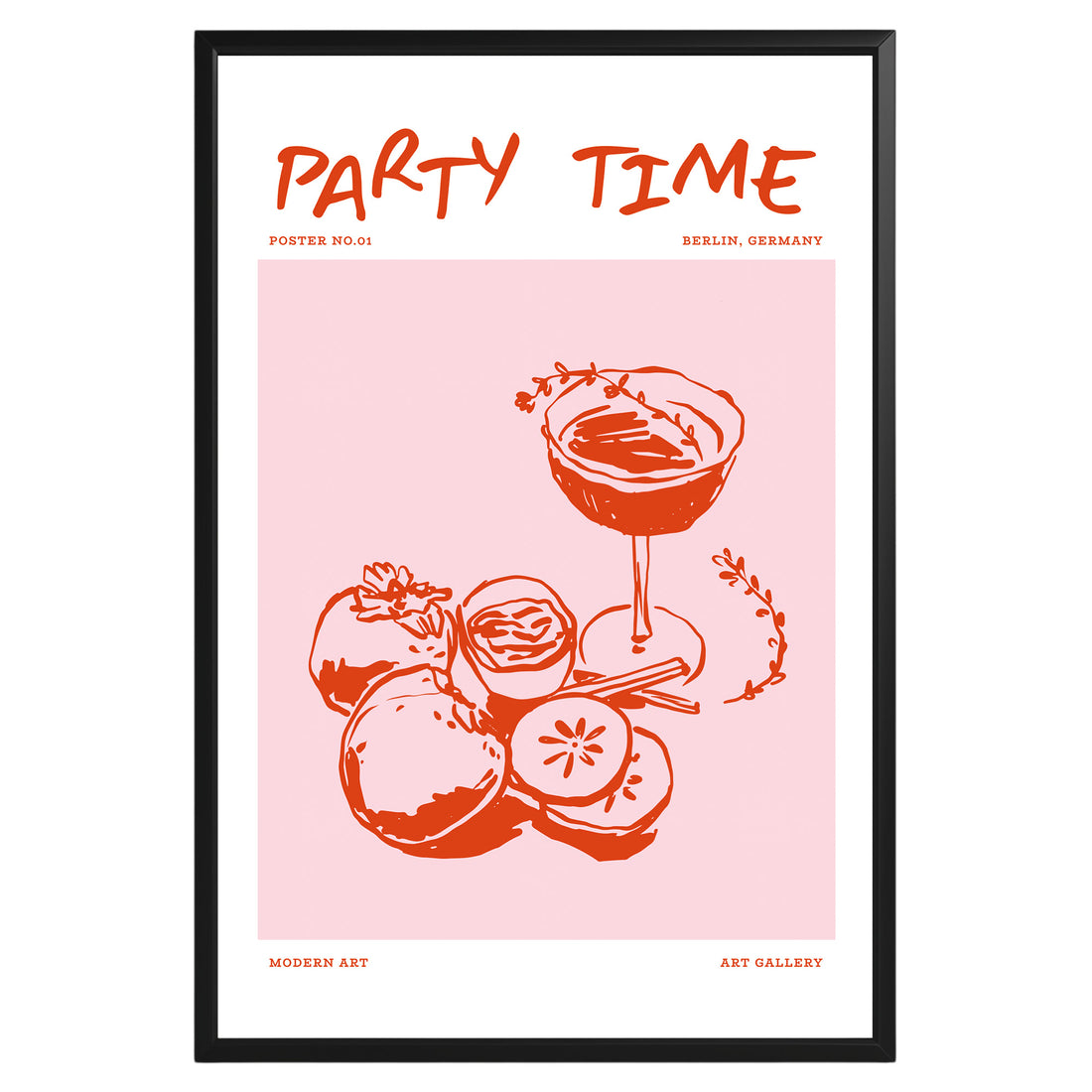 Party Time Poster - GroovyGrove