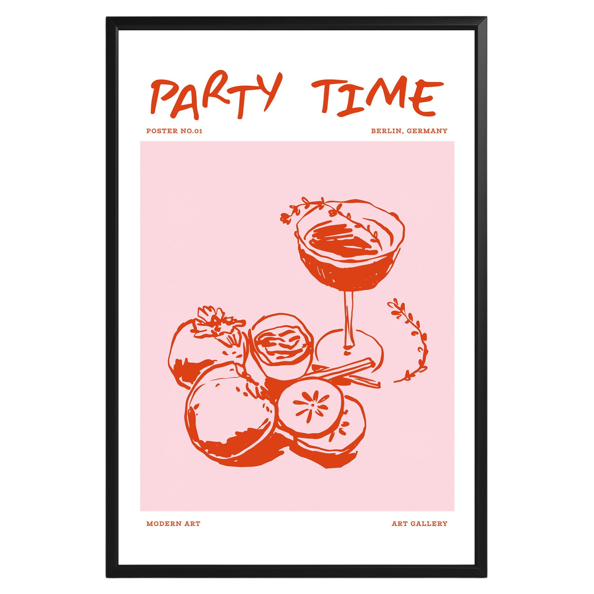 Party Time Poster - GroovyGrove