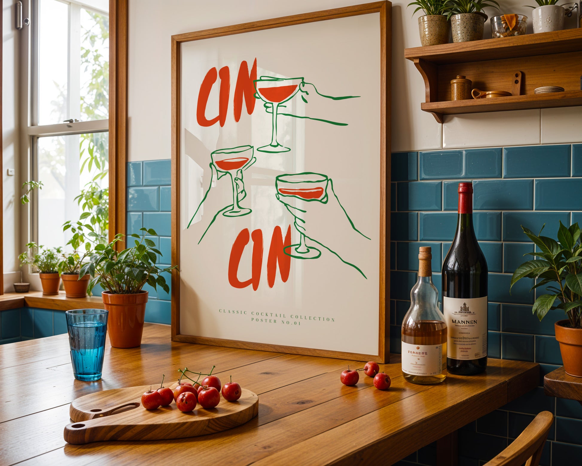 Cocktail Cin Cin Poster - GroovyGrove