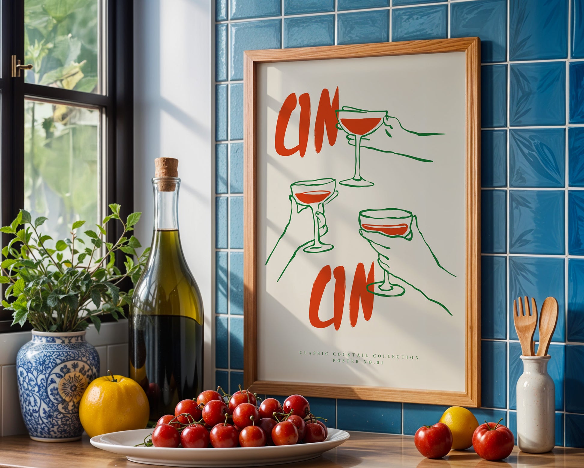 Cocktail Cin Cin Poster - GroovyGrove