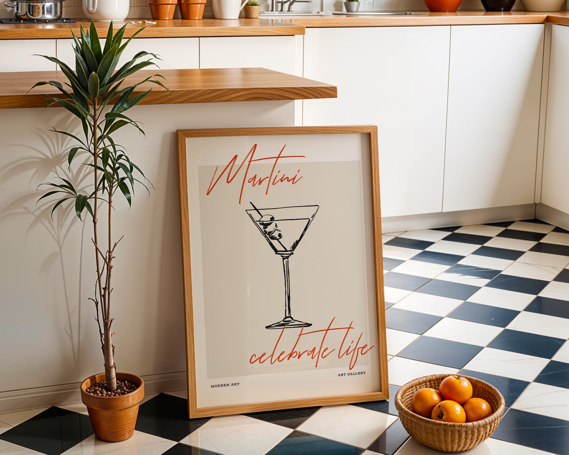 Martini Celebrate Life Poster - GroovyGrove