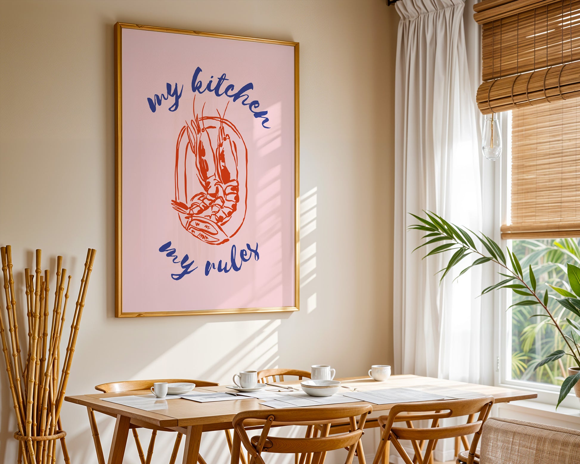 My Kitchen My Rules Poster - GroovyGrove