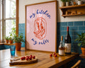 My Kitchen My Rules Poster - GroovyGrove