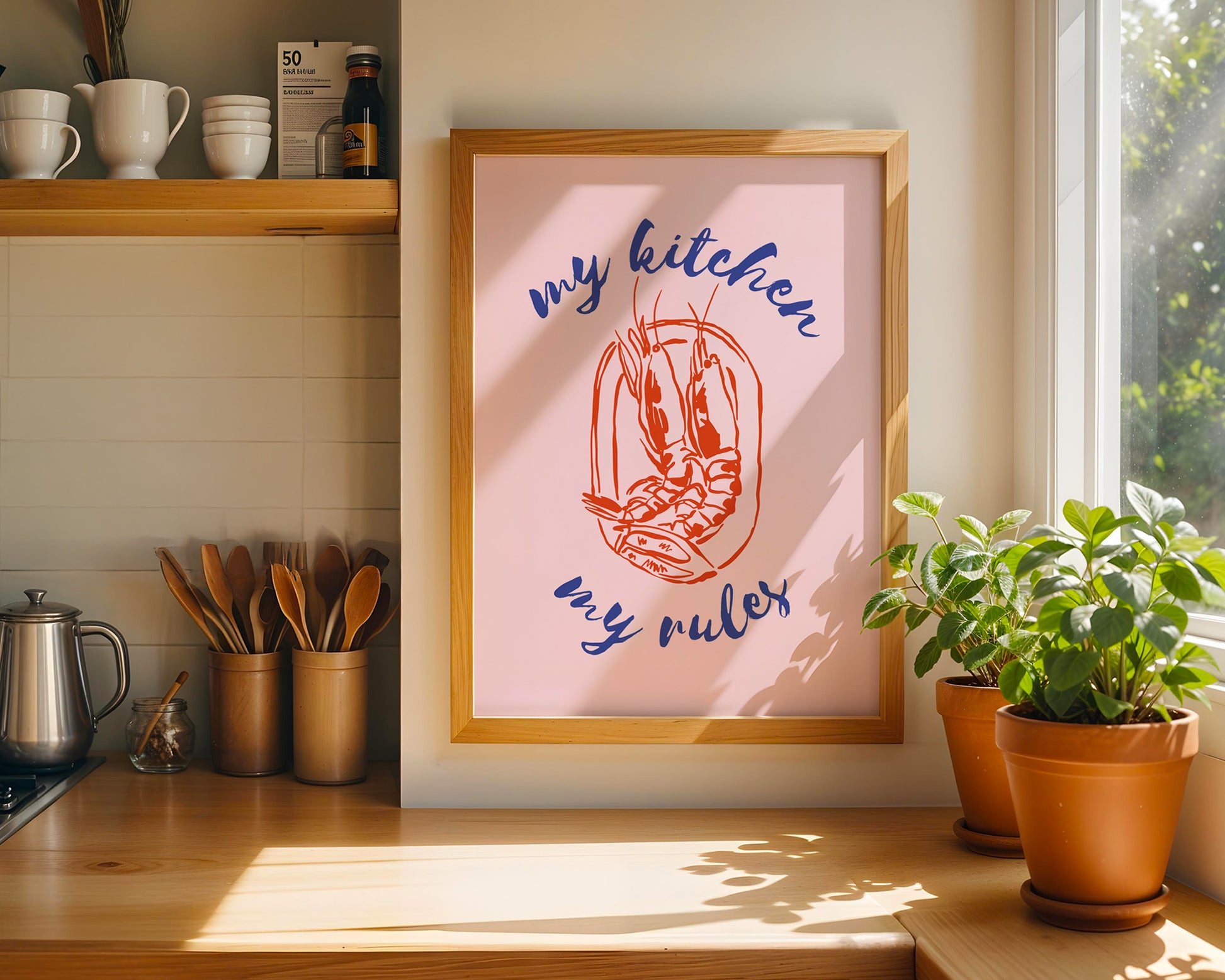 My Kitchen My Rules Poster - GroovyGrove