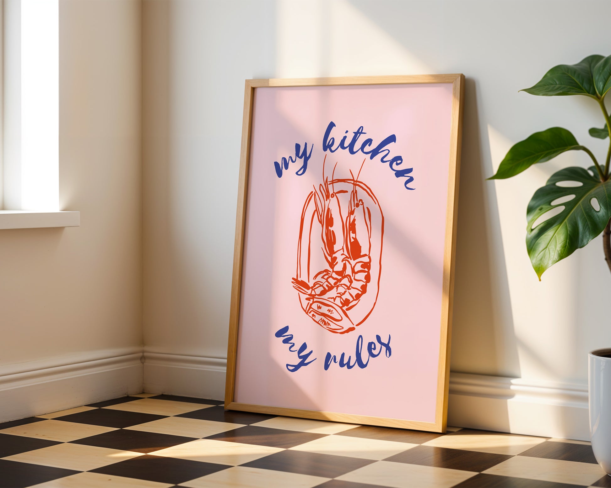 My Kitchen My Rules Poster - GroovyGrove