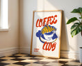 Croissant Coffee Club Poster - GroovyGrove