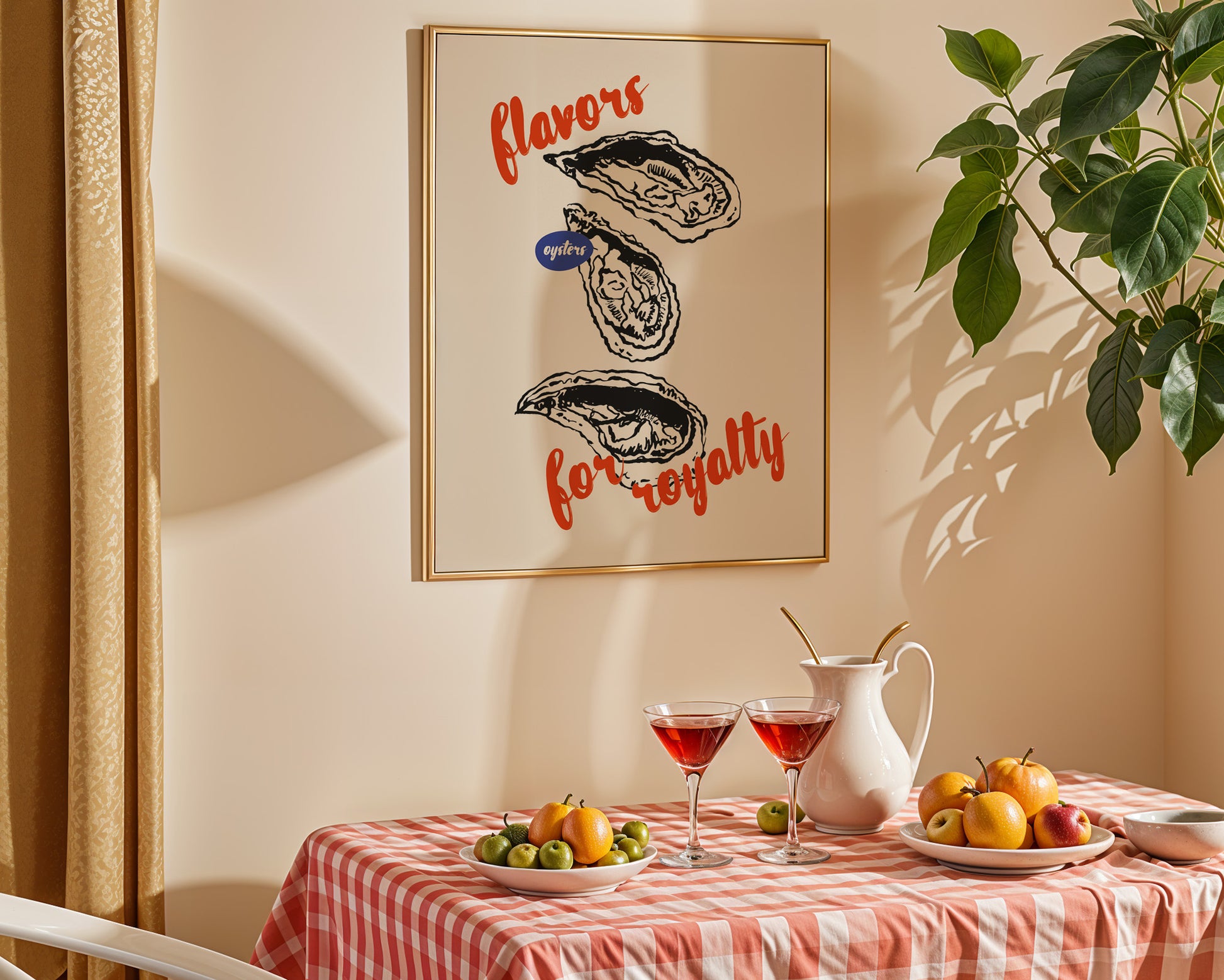 Flavors For Royalty Oysters Poster - GroovyGrove