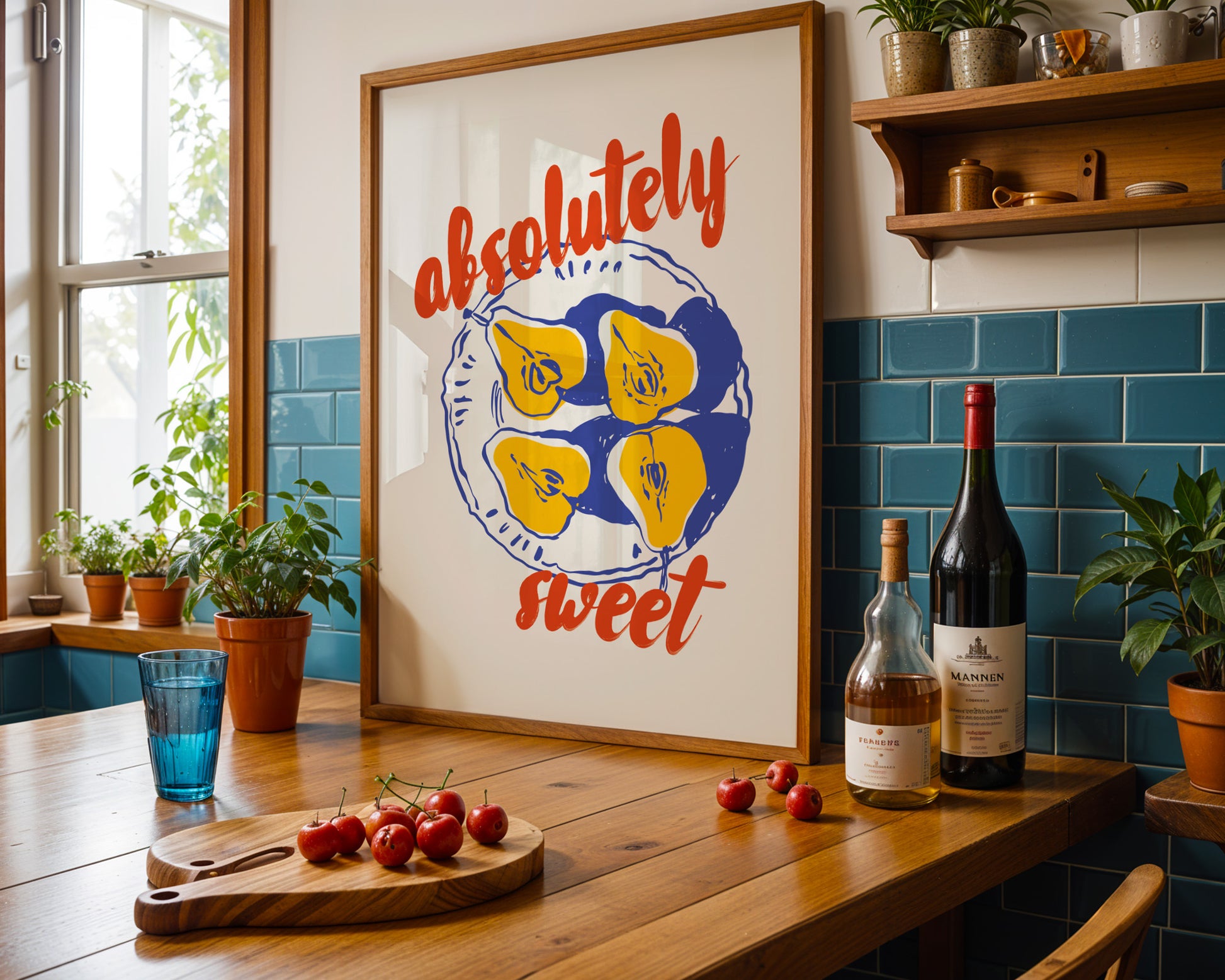 Absolutely Sweet Pear Fruit Poster - GroovyGrove