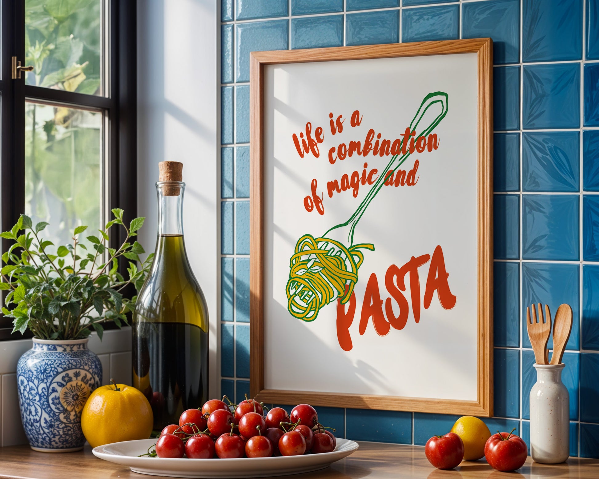 Pasta Poster - GroovyGrove