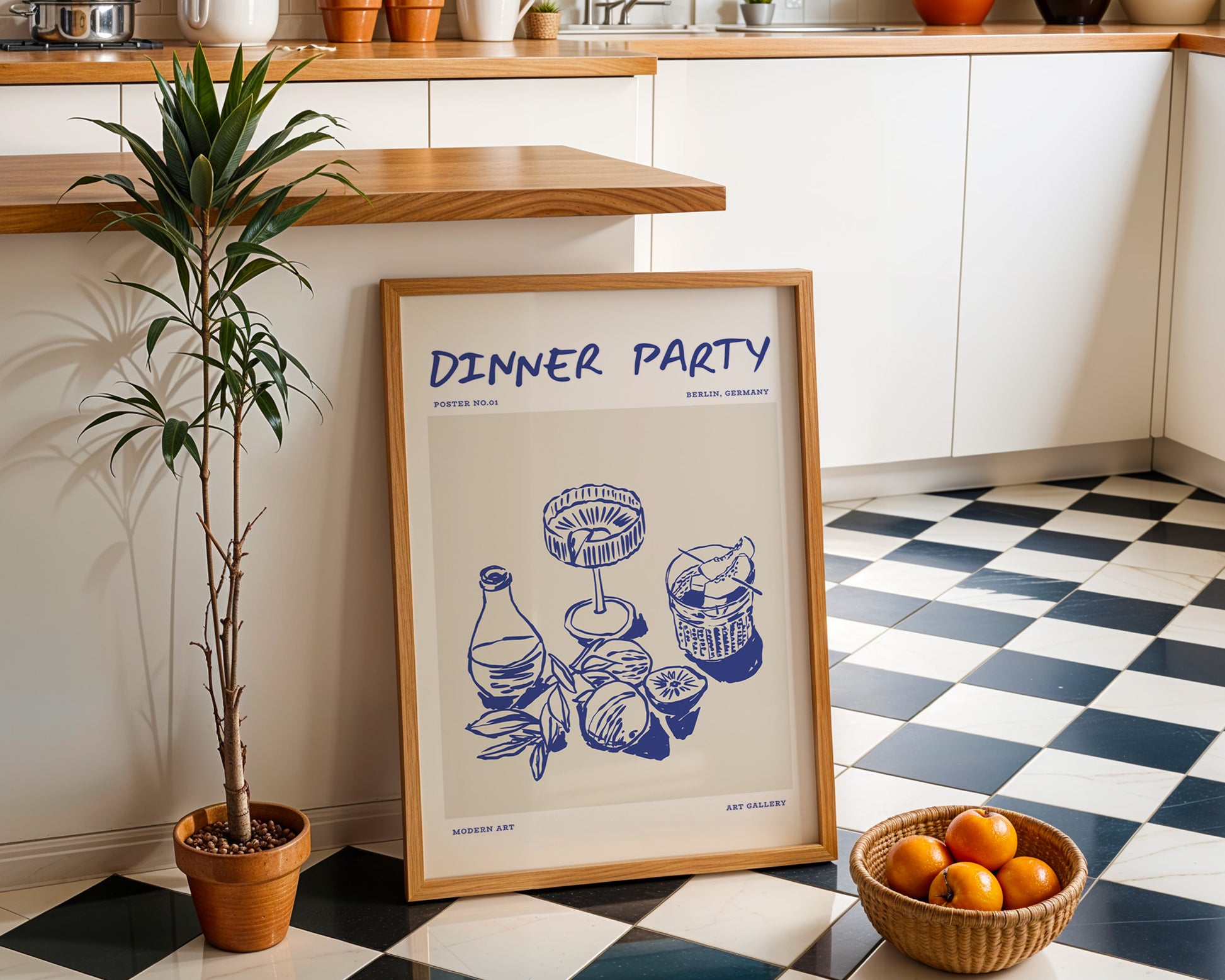 Dinner Party Poster - GroovyGrove