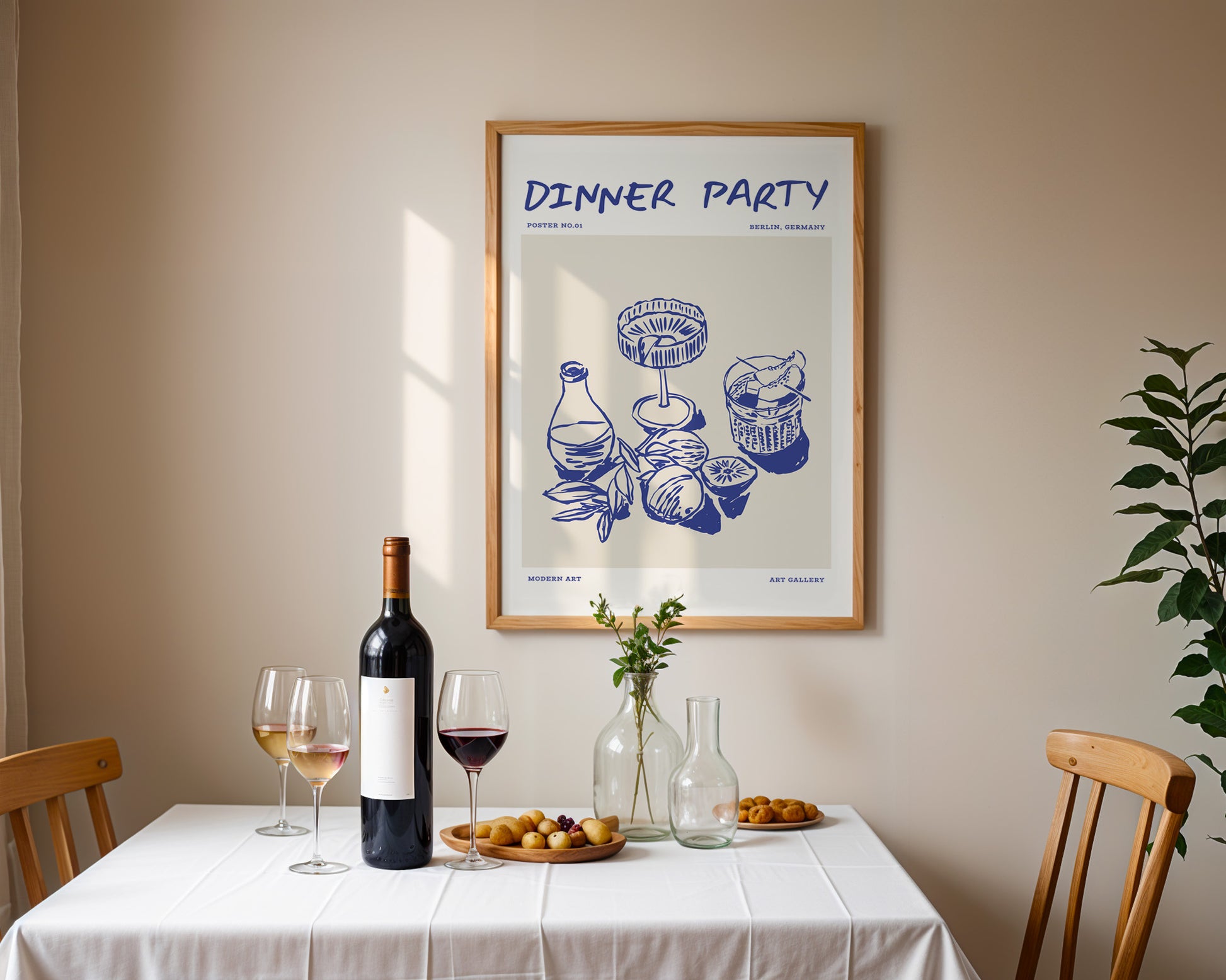 Dinner Party Poster - GroovyGrove